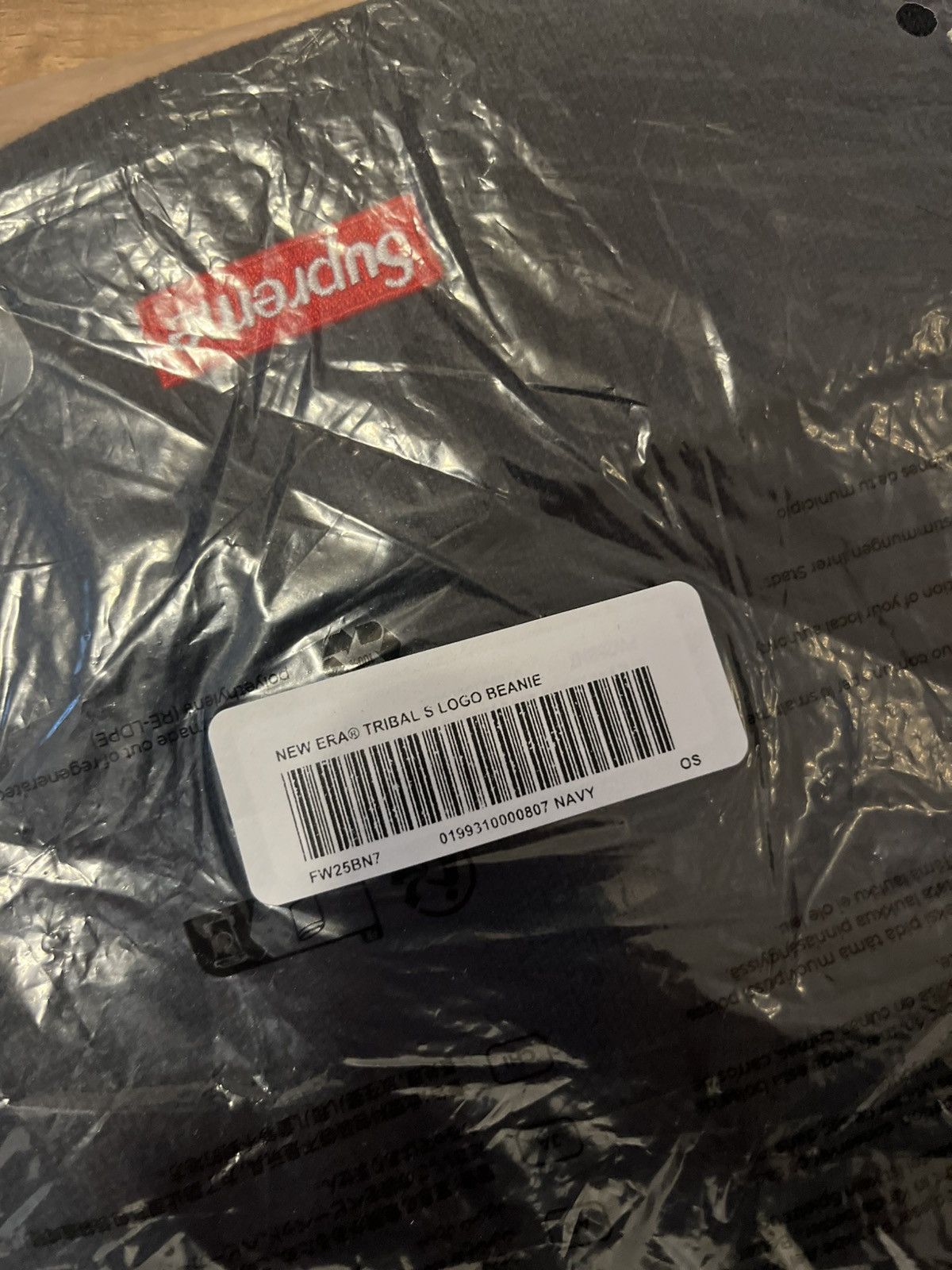 Supreme Supreme New Era Tribal S Logo Beanie Size ONE SIZE - 4 Thumbnail