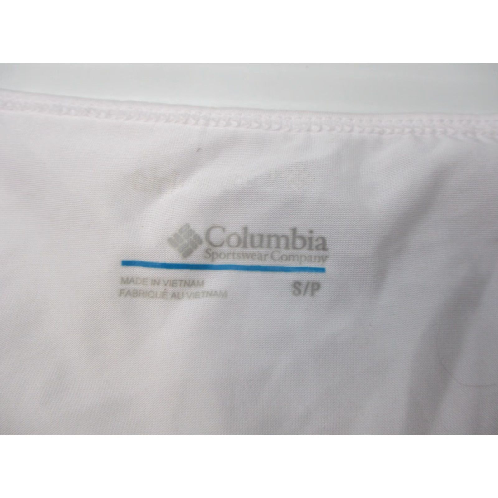 Essentials Columbia Womens Tank Top White V-Neck Activewear Size S Size S / US 4 / IT 40 - 3 Thumbnail