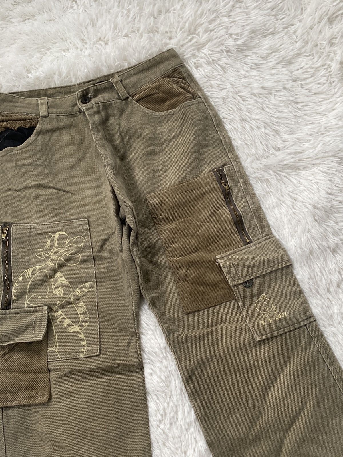 Vintage 🔥RARE🔥 Japanese Brand cool Cargo pant bootcut Size 27" / US 4 / IT 40 - 7 Thumbnail