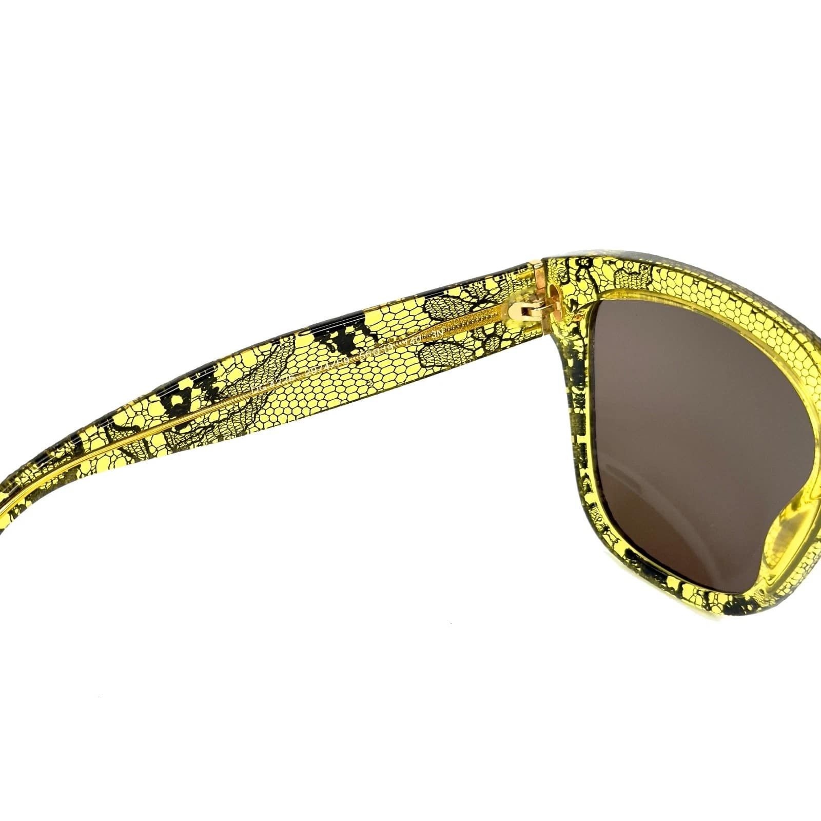 Dolce & Gabbana Dolce & Gabbana DG4226 4226 CHANTILLY LACE Yellow Sunglasses Size ONE SIZE - 2 Thumbnail