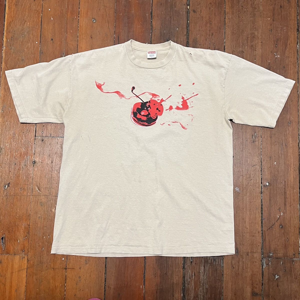 Supreme 2003 supreme cherry pop tee Size US XL / EU 56 / 4 - 1 Thumbnail