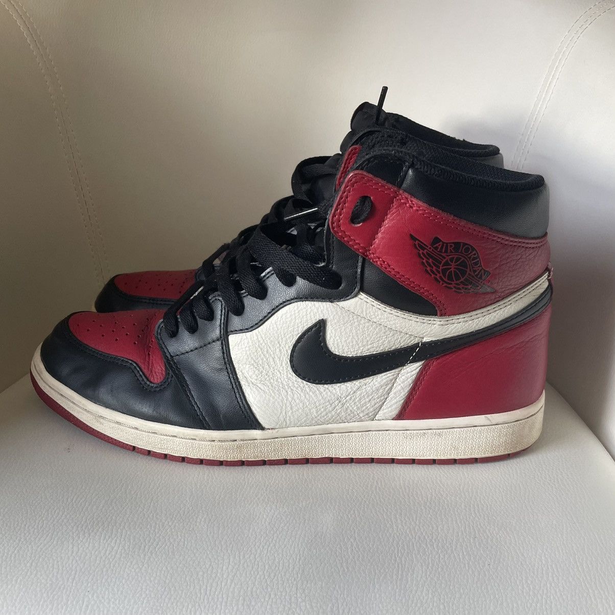 Jordan Brand Jordan 1 Retro High Bred Toe Size US 11.5 / EU 44-45 - 1 Thumbnail