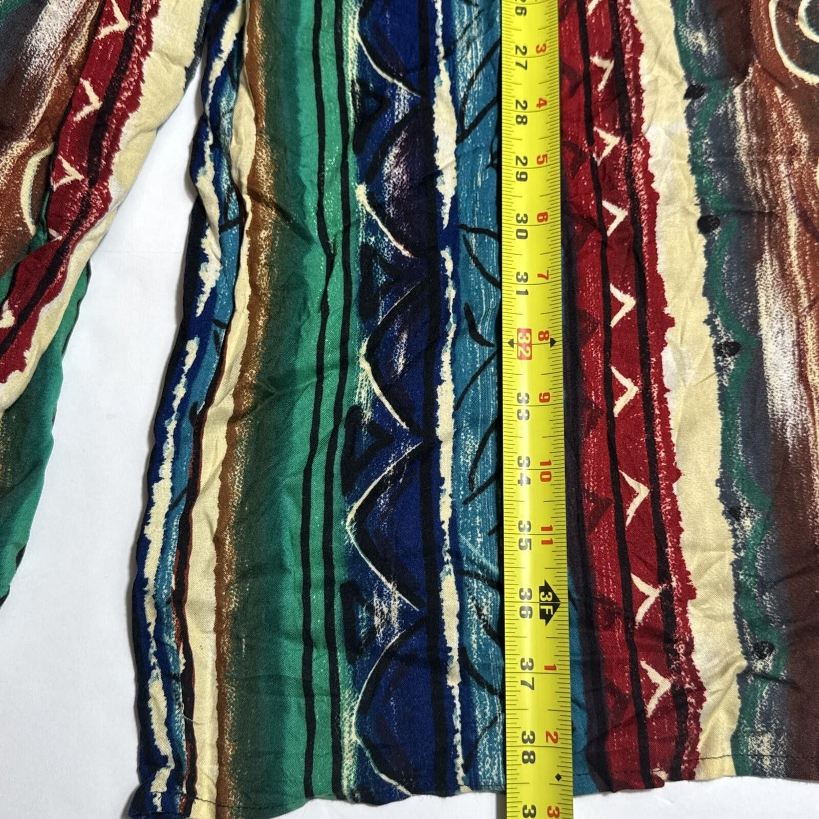 Other Judy Knapp California Tribal Print Rayon Pants Size Medium Size 32" / US 10 / IT 46 - 5 Thumbnail