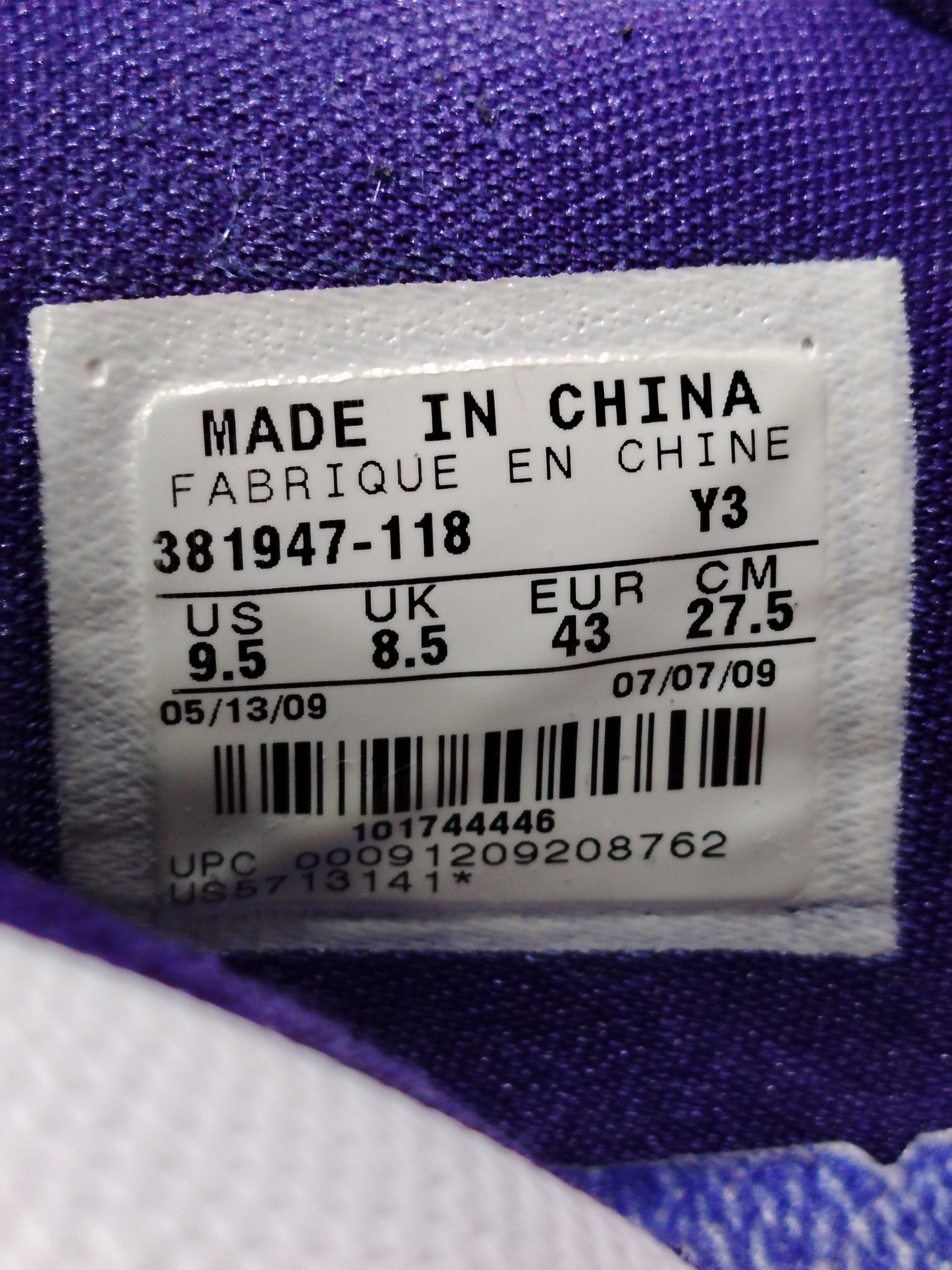 Nike NIKE ZOOM KOBE 4 TB "VARSITY PURPLE" 381947-118 Size 9.5 US Size US 9.5 / EU 42-43 - 17 Thumbnail