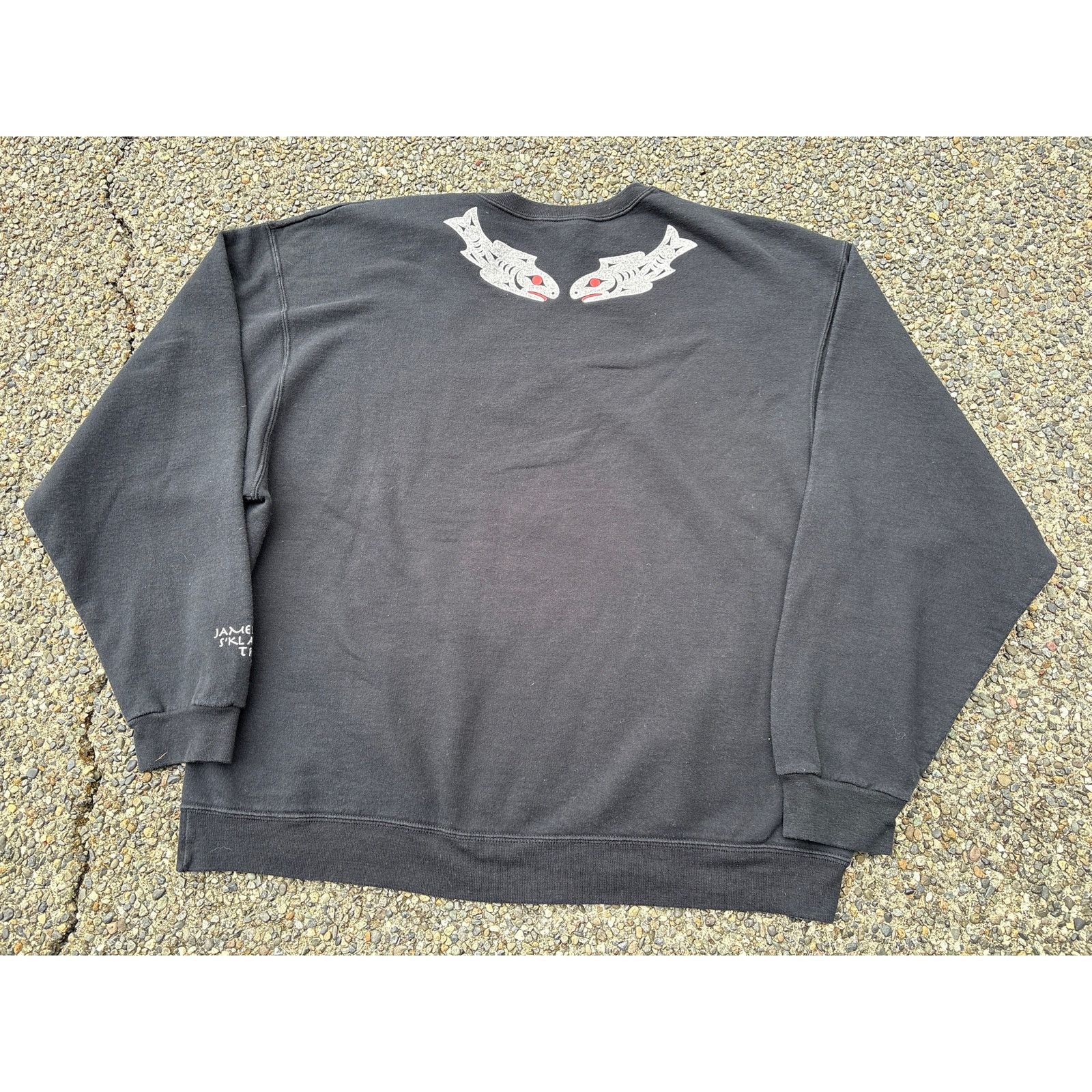 Jerzees Custom Native art silver salmon Jamestown S’klallam Tribe XL Size US XL / EU 56 / 4 - 4 Thumbnail