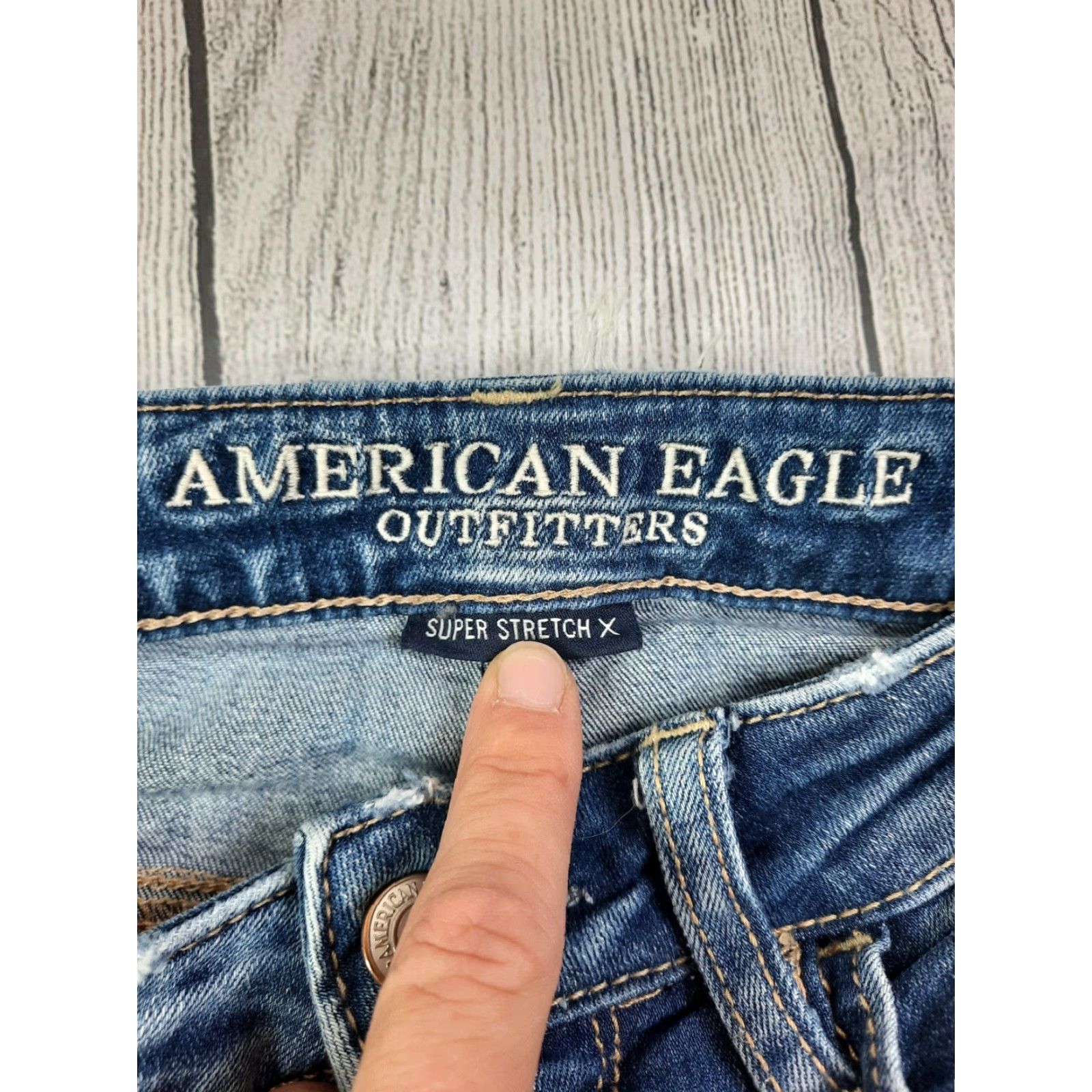 American Eagle Outfitters VINTAGE? No. Size 27" / US 4 / IT 40 - 3 Thumbnail