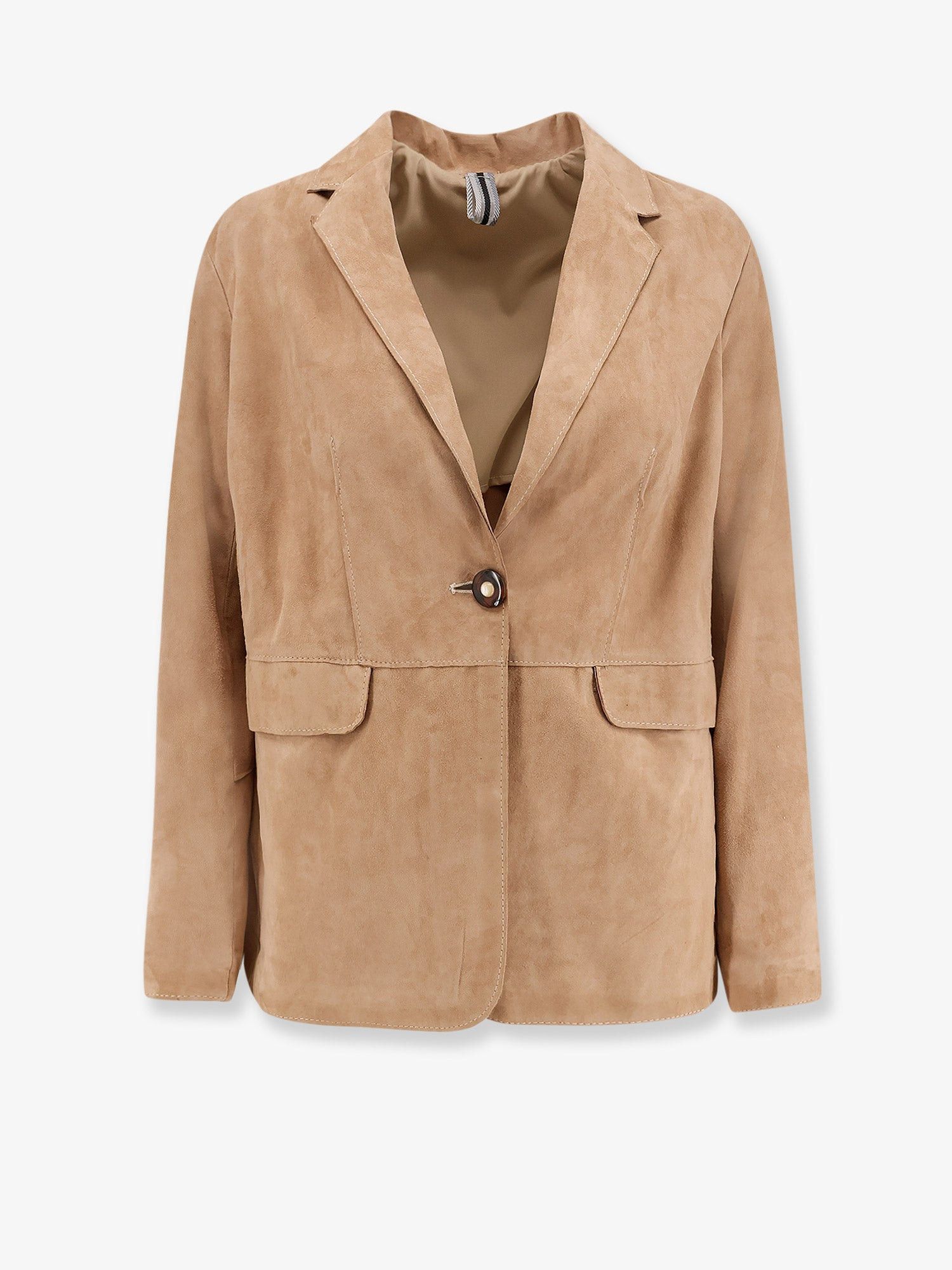 DFour Suede Jacket Size S / US 4 / IT 40 - 1 Thumbnail