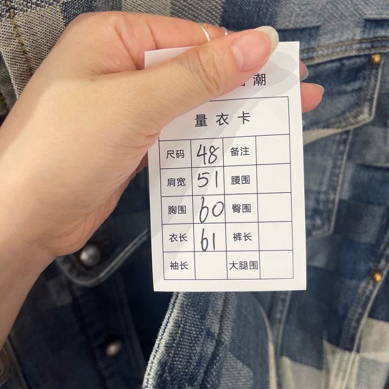 Louis Vuitton Louis Vuitton Fei Dong co-branded checkerboard denim jacke Size US M / EU 48-50 / 2 - 5 Thumbnail