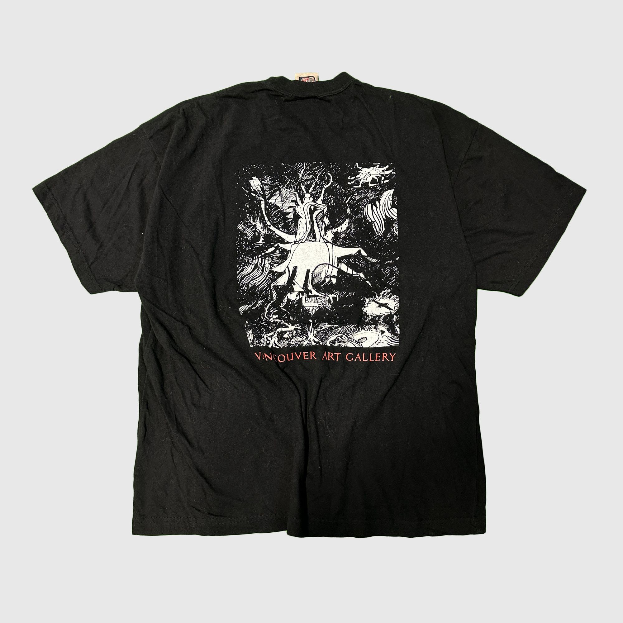 Vintage Jack Shadbolt Graphic Art T-Shirt Size XL