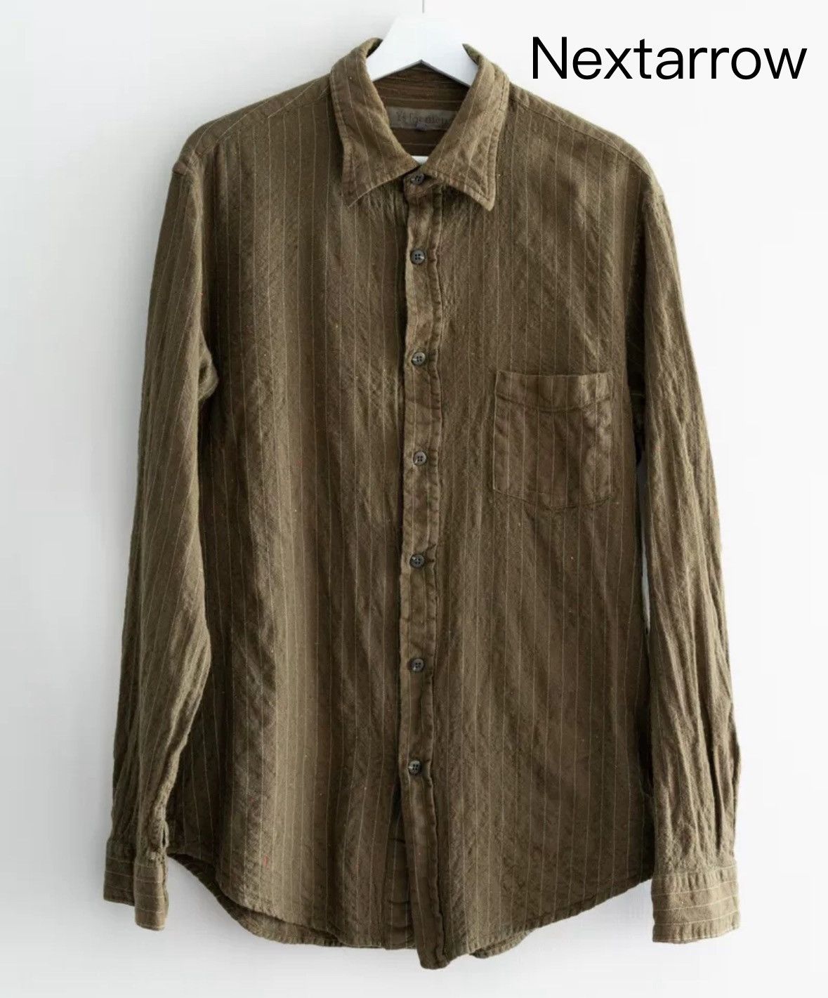Yohji Yamamoto Yohji Yamamoto 03aw Colorful Dot Stripe Shirt 2412-Nextarrow Size US XL / EU 56 / 4 - 1 Thumbnail