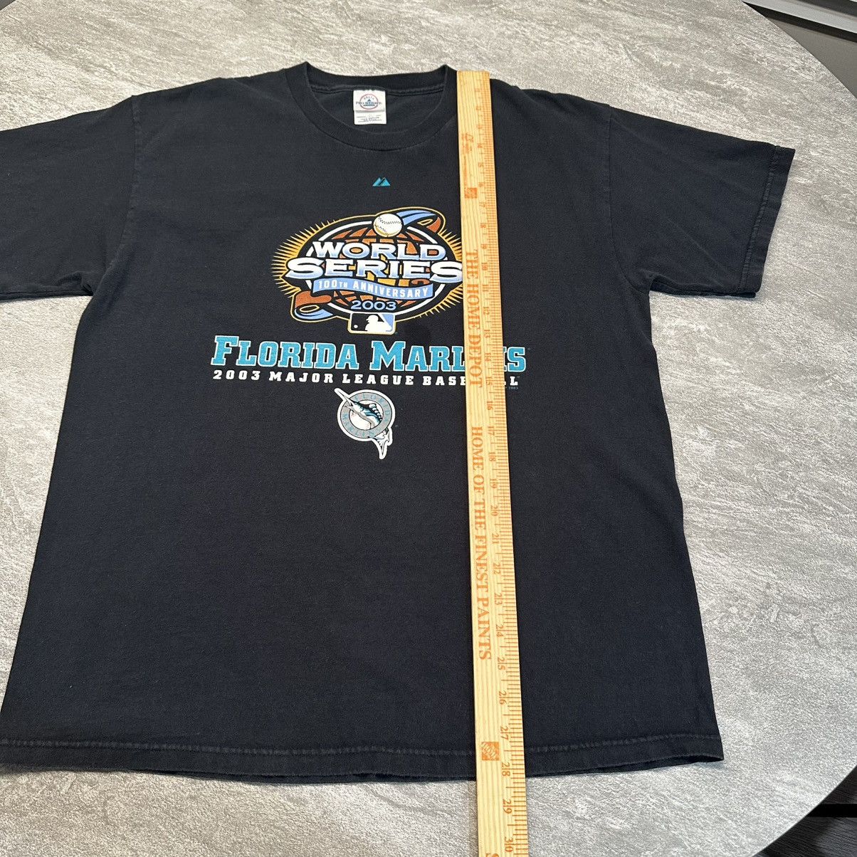 Delta × MLB × Vintage Vintage Florida Marlins 2003 World Series Champion Shirt Y2K Size US L / EU 52-54 / 3 - 6 Thumbnail