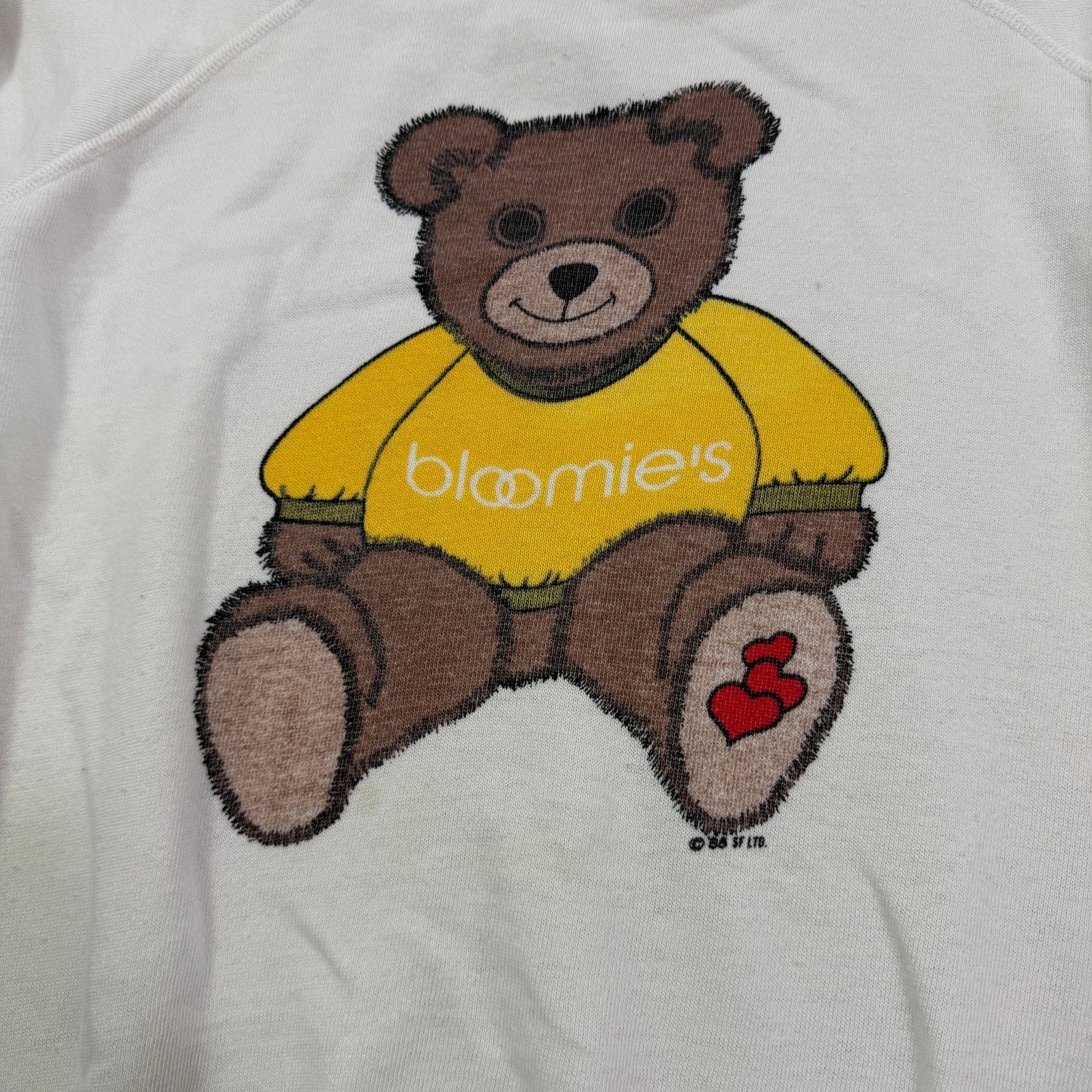 Vintage Vintage Bloomies Sweatshirt Women's Small Teddy Bear Heart Size S / US 4 / IT 40 - 3 Thumbnail