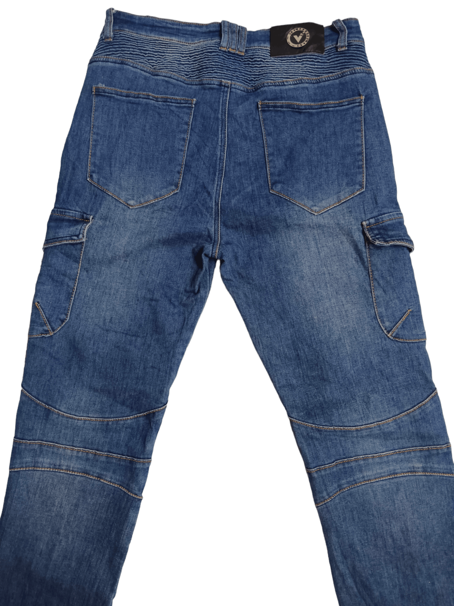Japanese Brand VOLERO Balmain Inspired Multi Pocket Biker Denim Size US 30 / EU 46 - 5 Thumbnail