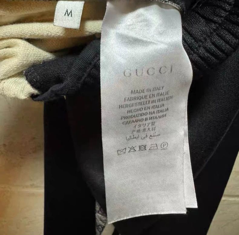 Gucci Gucci SizeM Black double G snake pattern logo sweatpants Size US 33 - 3 Thumbnail