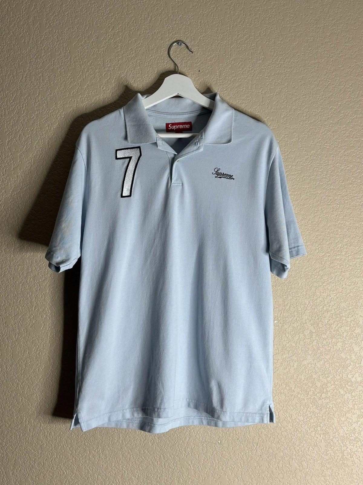 Supreme Cursive Polo | Grailed