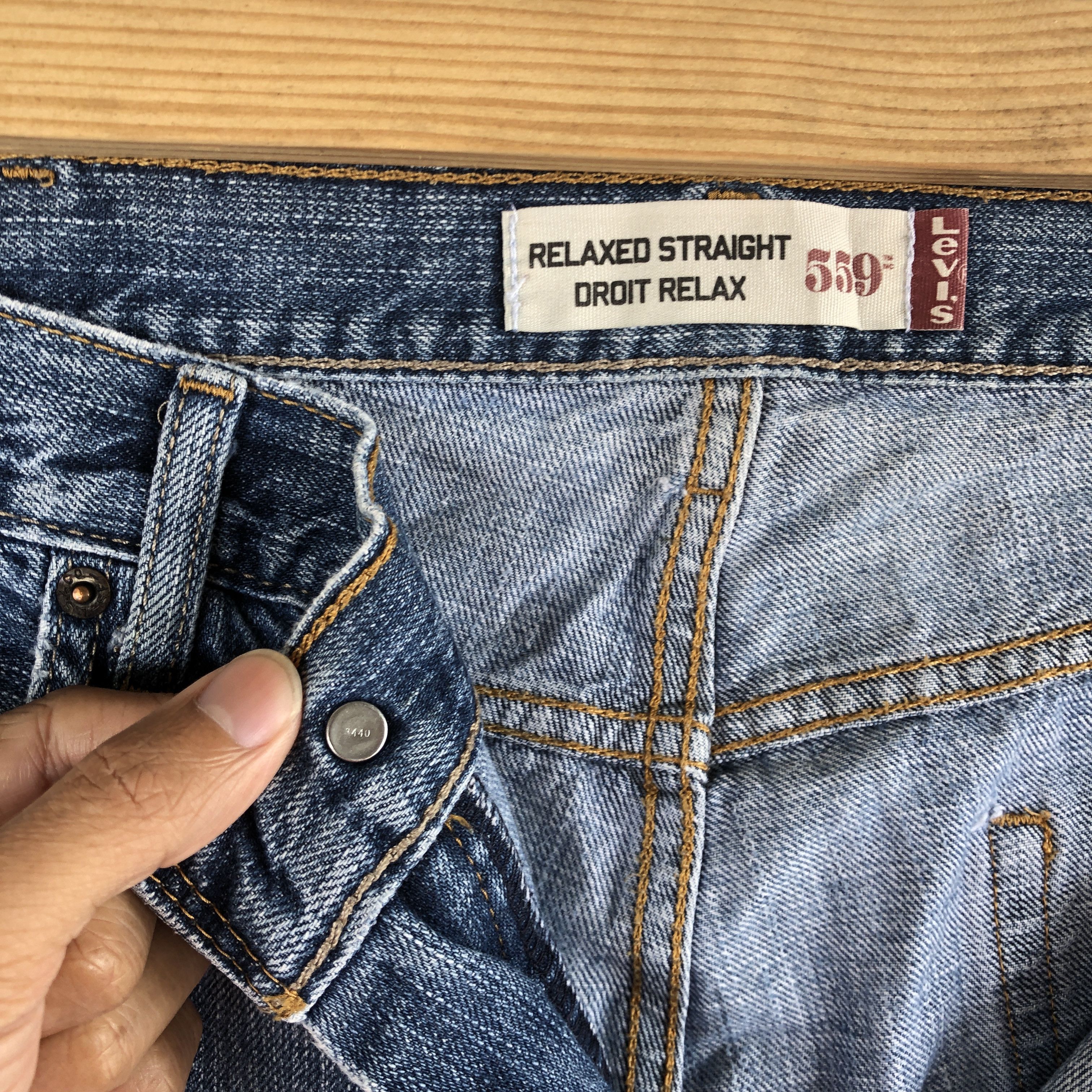 Levi's Vintage Levis 559 Baggy Jeans Levi's Relaxed Straight Denim Size US 36 / EU 52 - 7 Thumbnail