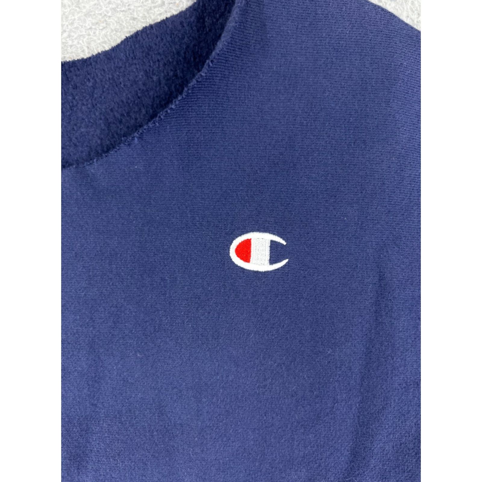 Champion VINTAGE Champion Sweater Womens Adult Medium Blue Cotton Blend Crew Neck 80s Size M / US 6-8 / IT 42-44 - 7 Thumbnail