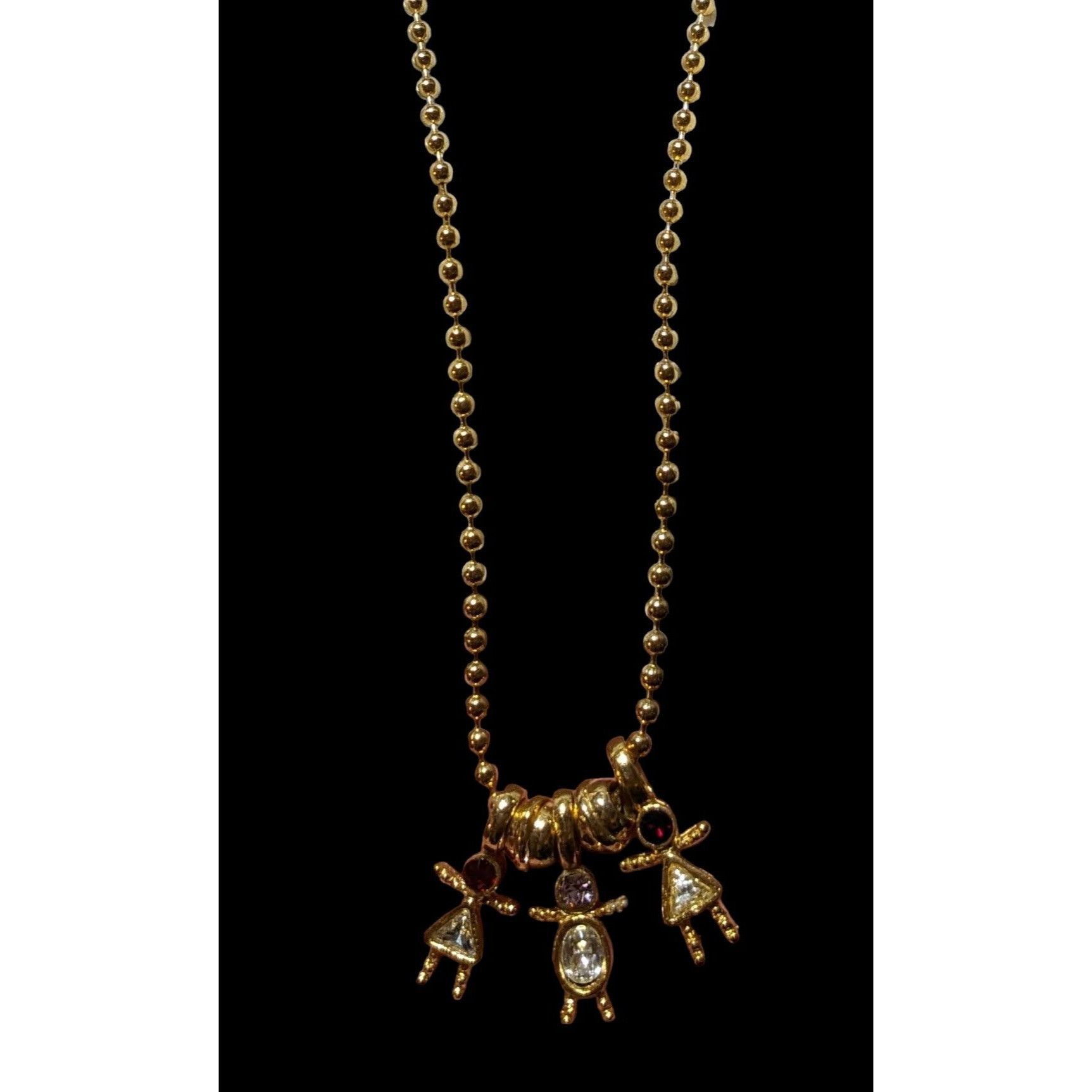 Other Gold Birthstone Kid Figural Charm Necklace Size ONE SIZE - 3 Thumbnail