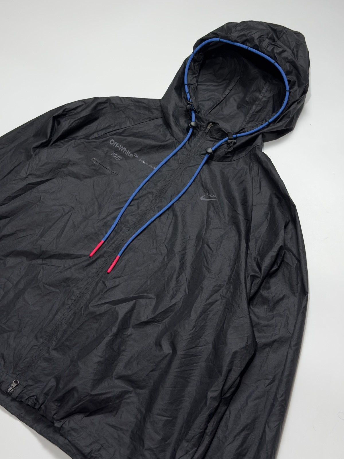 Nike AW19 Off-White x Nike Running Jacket with Fanny Pack Size XL / US 12-14 / IT 48-50 - 2 Thumbnail