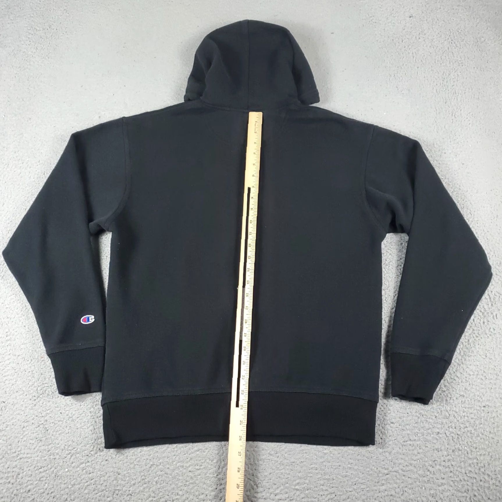 Champion Champion Hoodie Mens Medium Black Pullover Casual Sweatshirt Classic Outdoor Sports Size US M / EU 48-50 / 2 - 6 Thumbnail