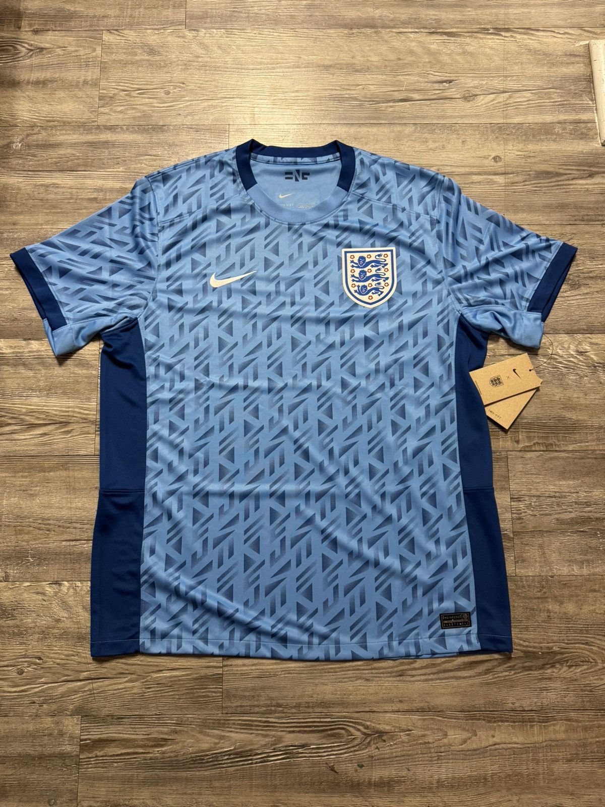 image of Nike England Lionesses Away Shirt Mens World Cup Mens XL in Blue