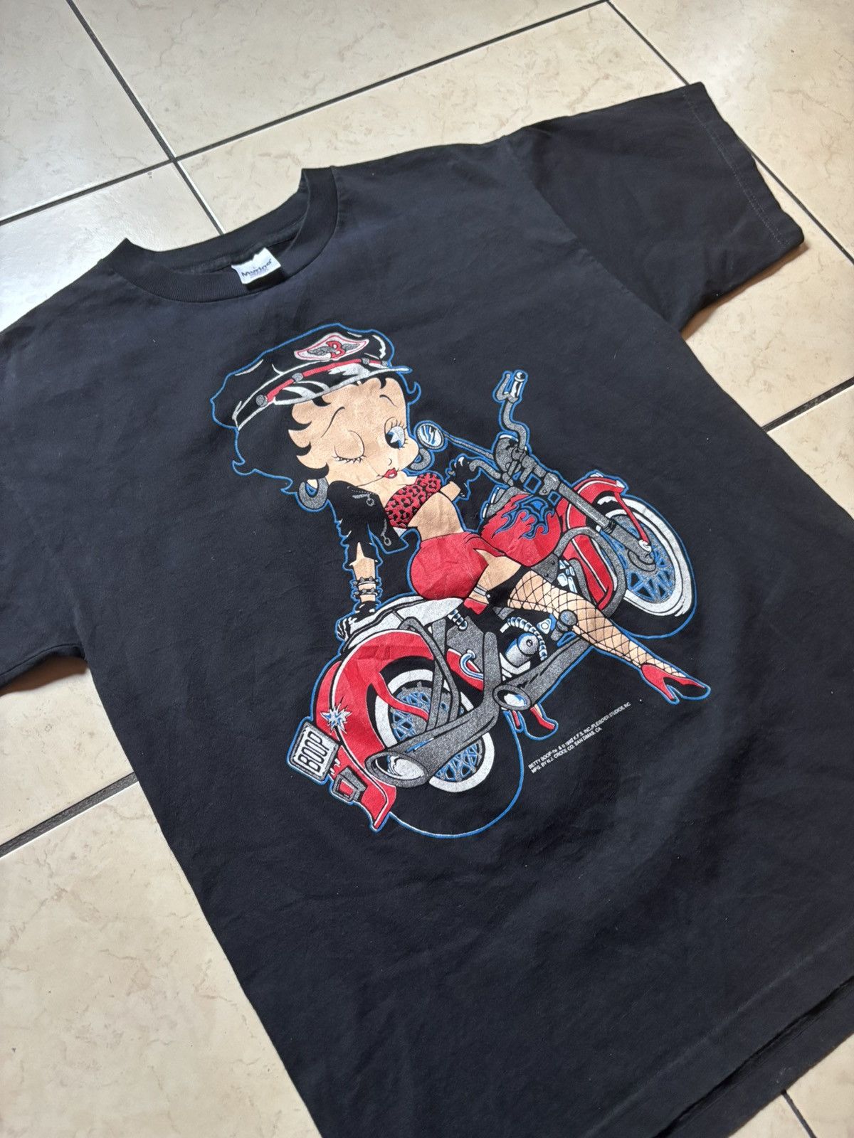 Vintage Betty Boop Motorcycle 1992 Size US L / EU 52-54 / 3 - 2 Thumbnail