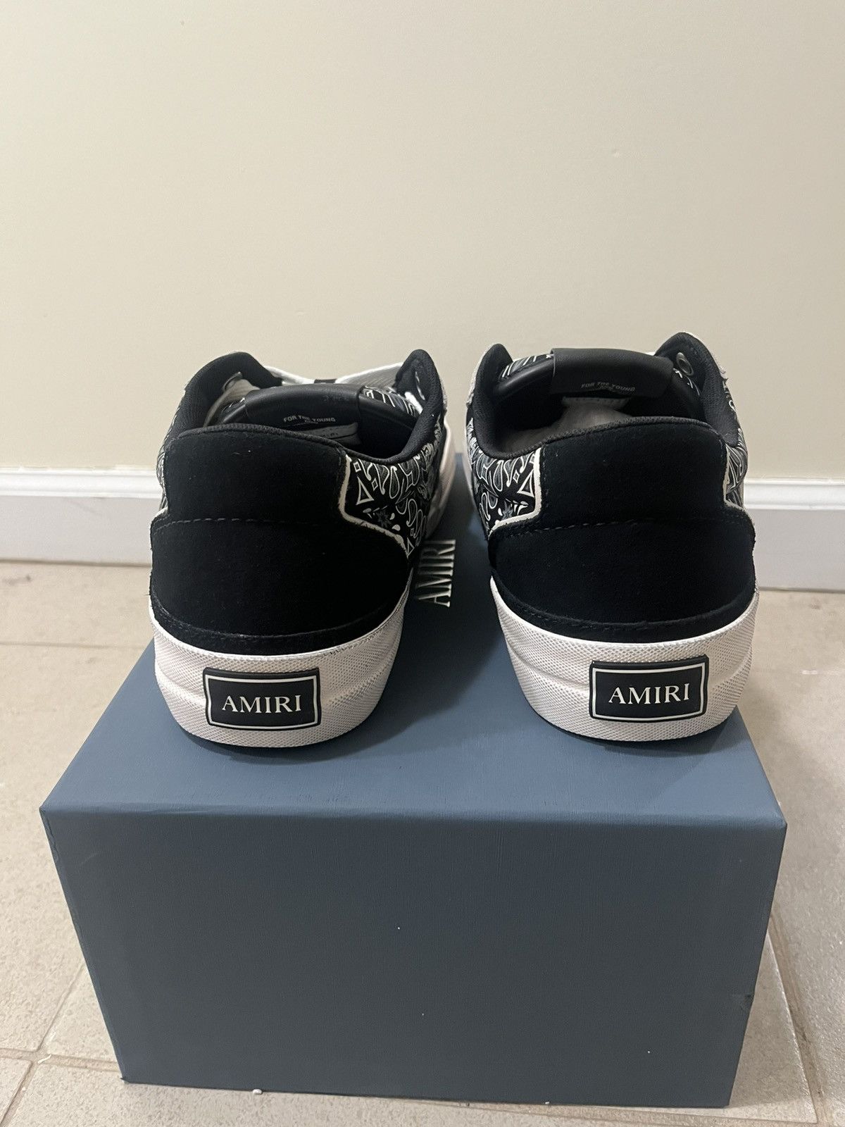 Amiri Amiri Bandana Sunset Skate Sneakers Sz 44(11us) Size US 11 / EU 44 - 4 Thumbnail