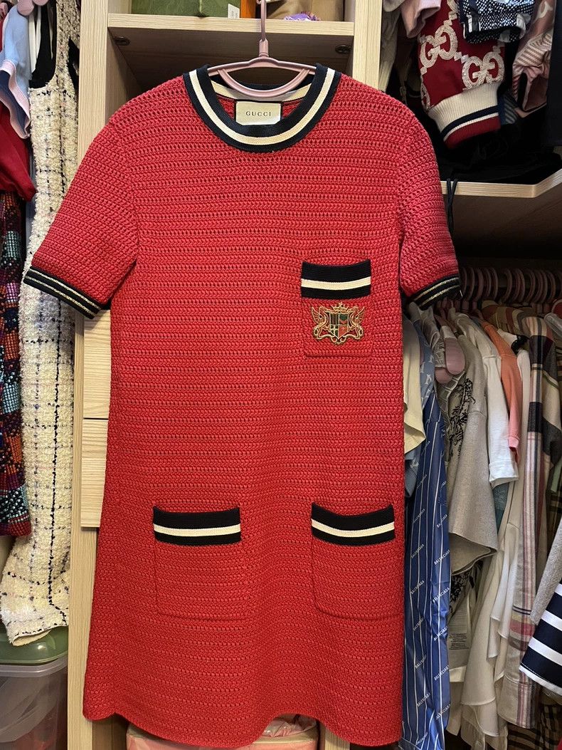 Gucci Gucci Red knitted dress 2504-Nextarrow Size XS / US 0-2 / IT 36-38 - 1 Thumbnail