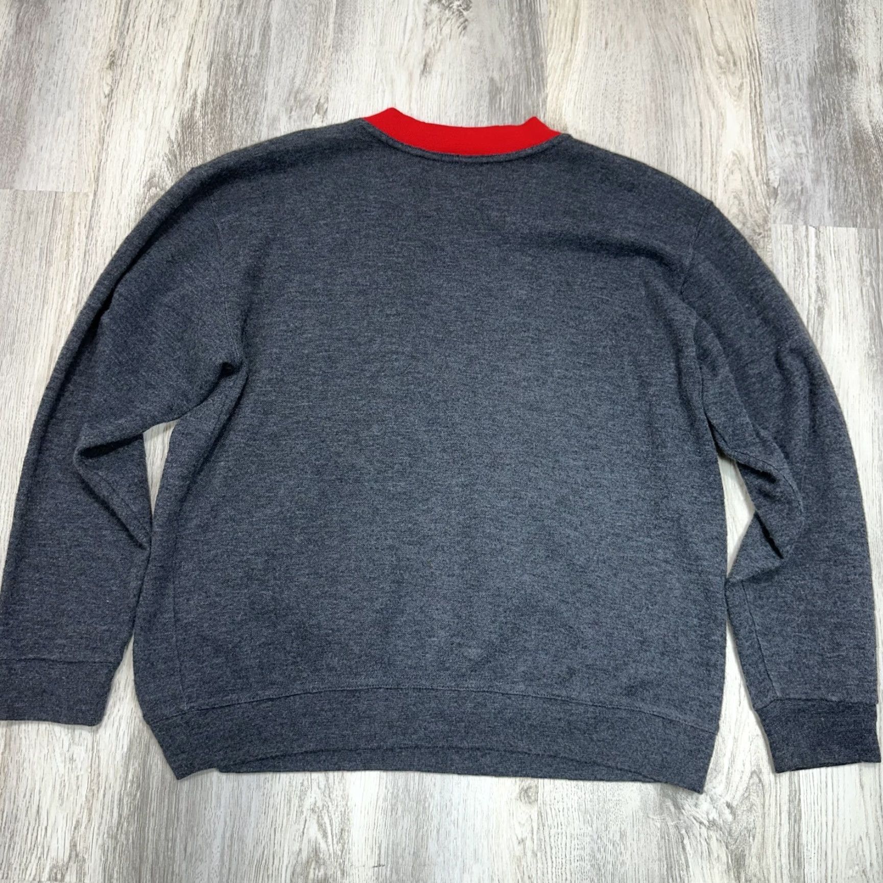 Vintage VINTAGE Cathy Daniels Women's Gray Sweater Pullover Crew Neck Sz L Size L / US 10 / IT 46 - 3 Thumbnail