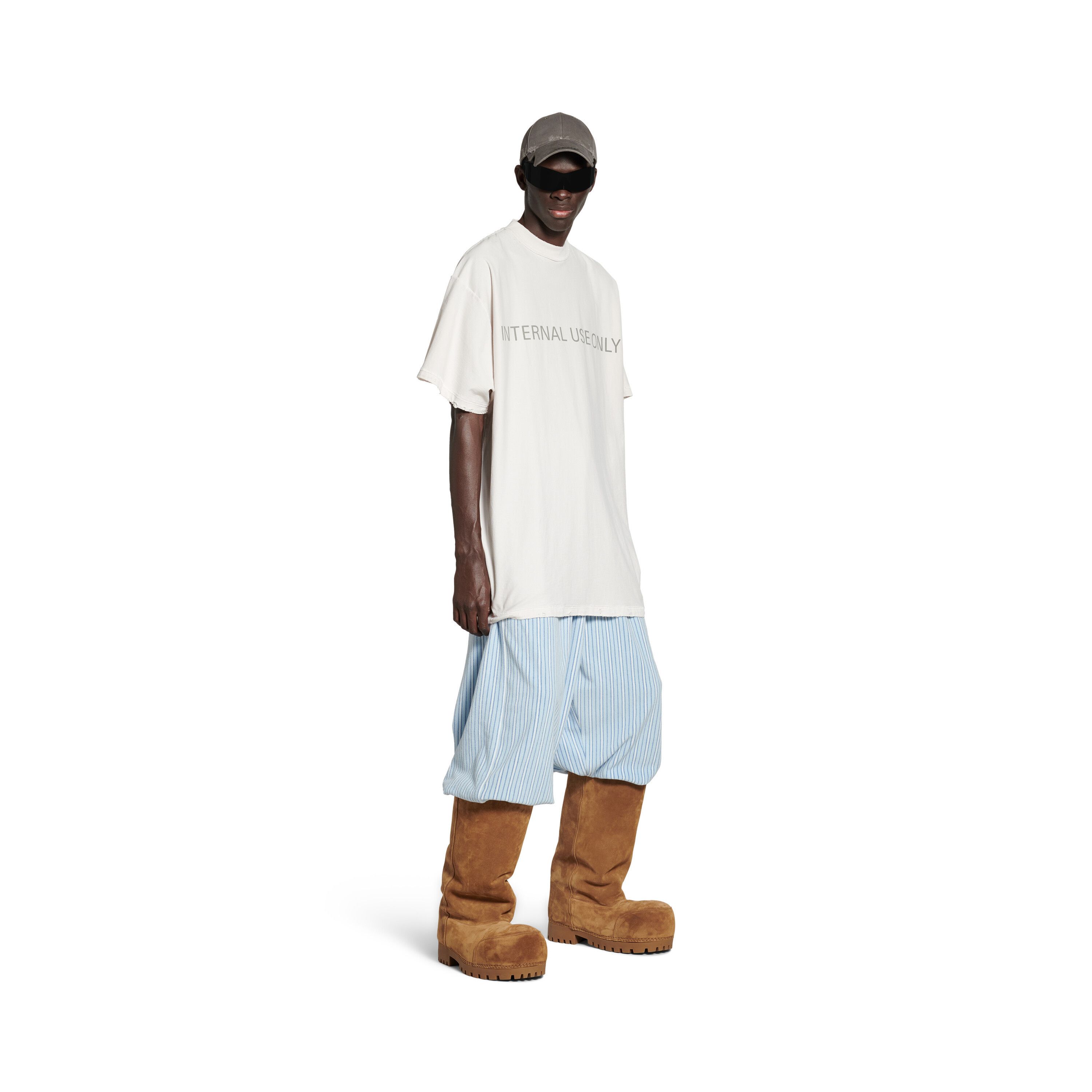 Balenciaga o1mt1gz0226 Internal Use Only Inside-Out T-Shirt Oversized Size US L / EU 52-54 / 3 - 3 Thumbnail