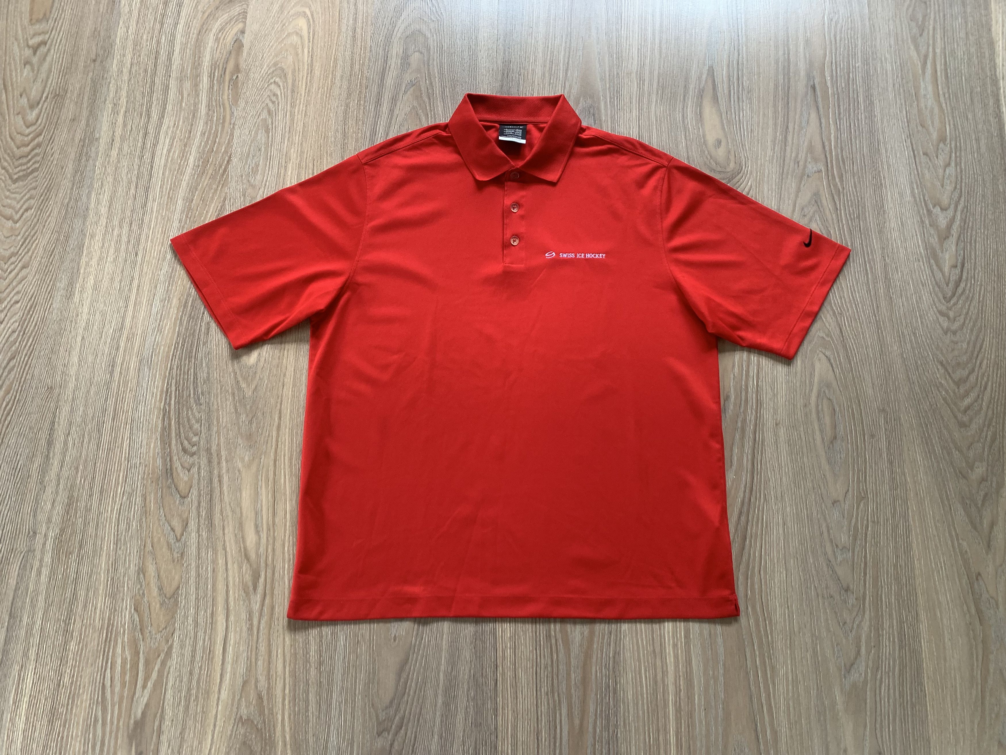 Nike Mens Nike Red Polo Shirt Fit Dry Size US L / EU 52-54 / 3 - 8 Thumbnail