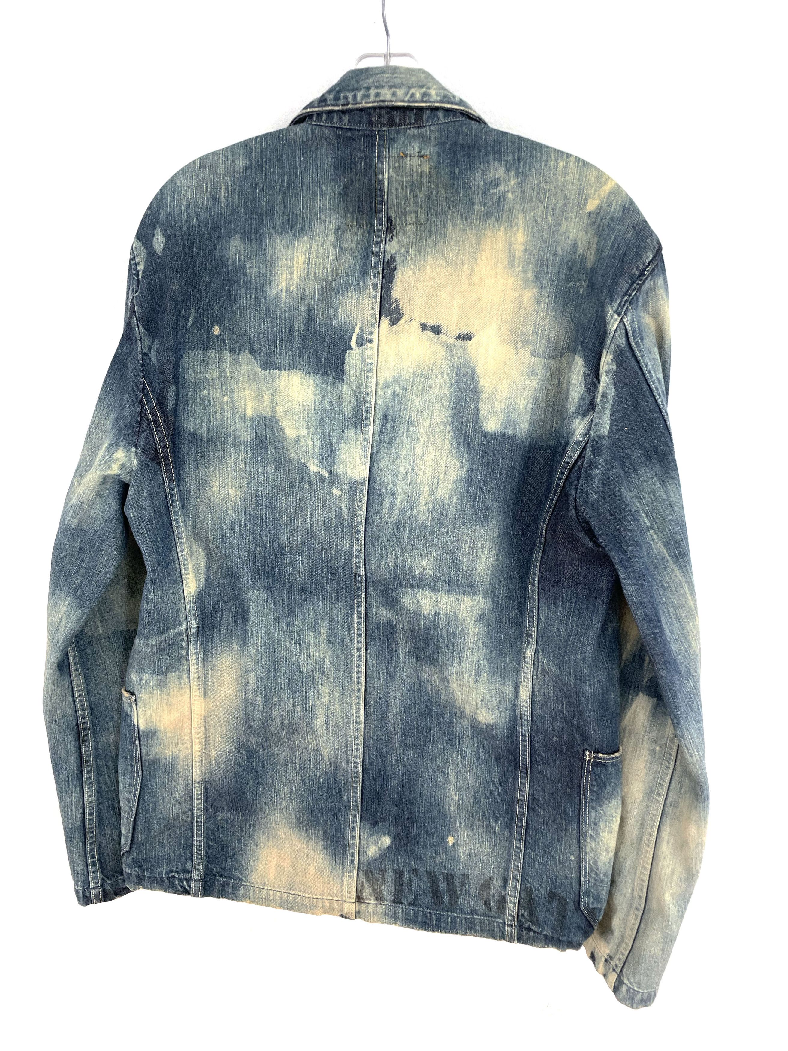 Kapital Distressed Denim Jacket Size US XL / EU 56 / 4 - 11 Thumbnail