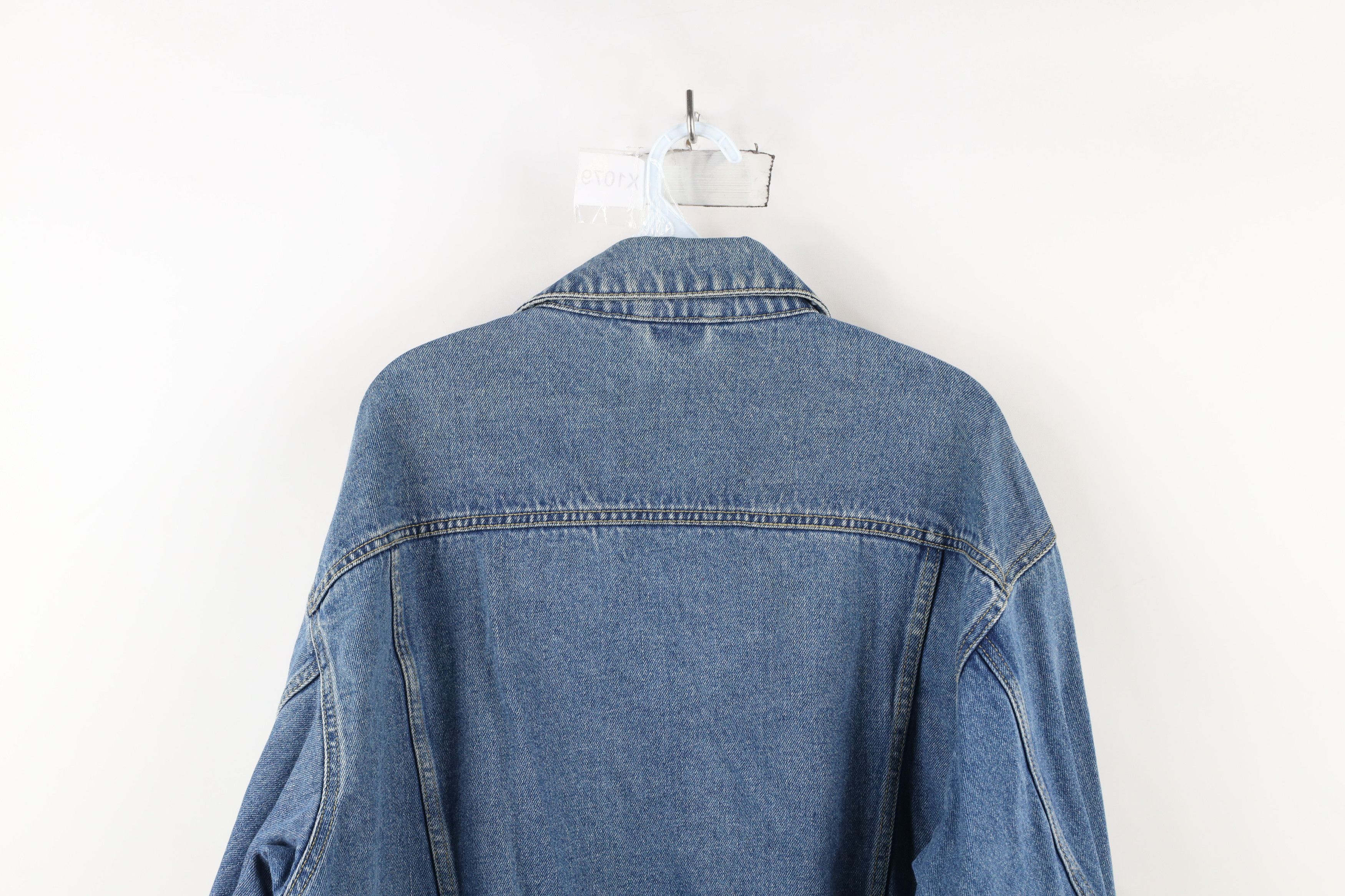 Vintage Vintage 90s Streetwear Denim Jean Trucker Jacket Blue Size US M / EU 48-50 / 2 - 14 Thumbnail