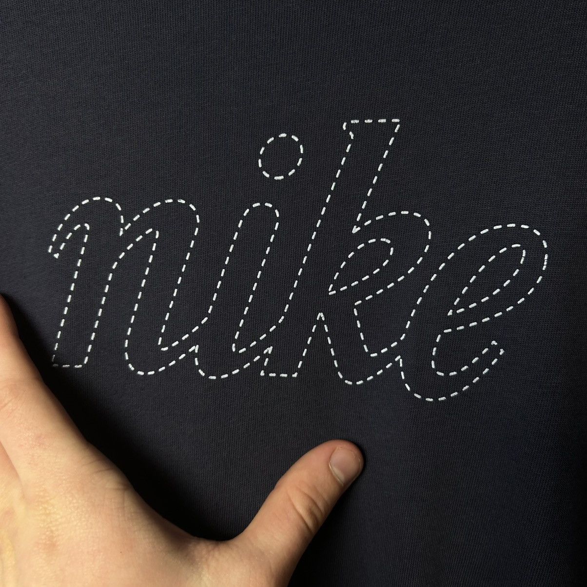 Nike Vintage Nike Big Logo Streetwear 90’s blue y2k basic tee Size US XL / EU 56 / 4 - 3 Thumbnail