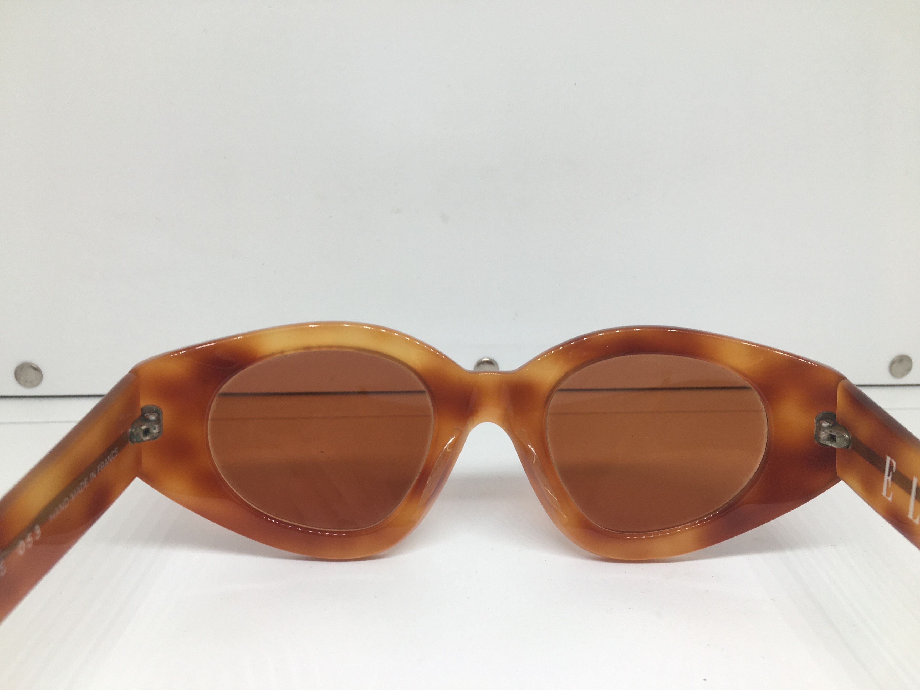 Vintage Vintage ELLE Tokyo Tortoise Sunglasses Frame Made in France Size ONE SIZE - 5 Thumbnail