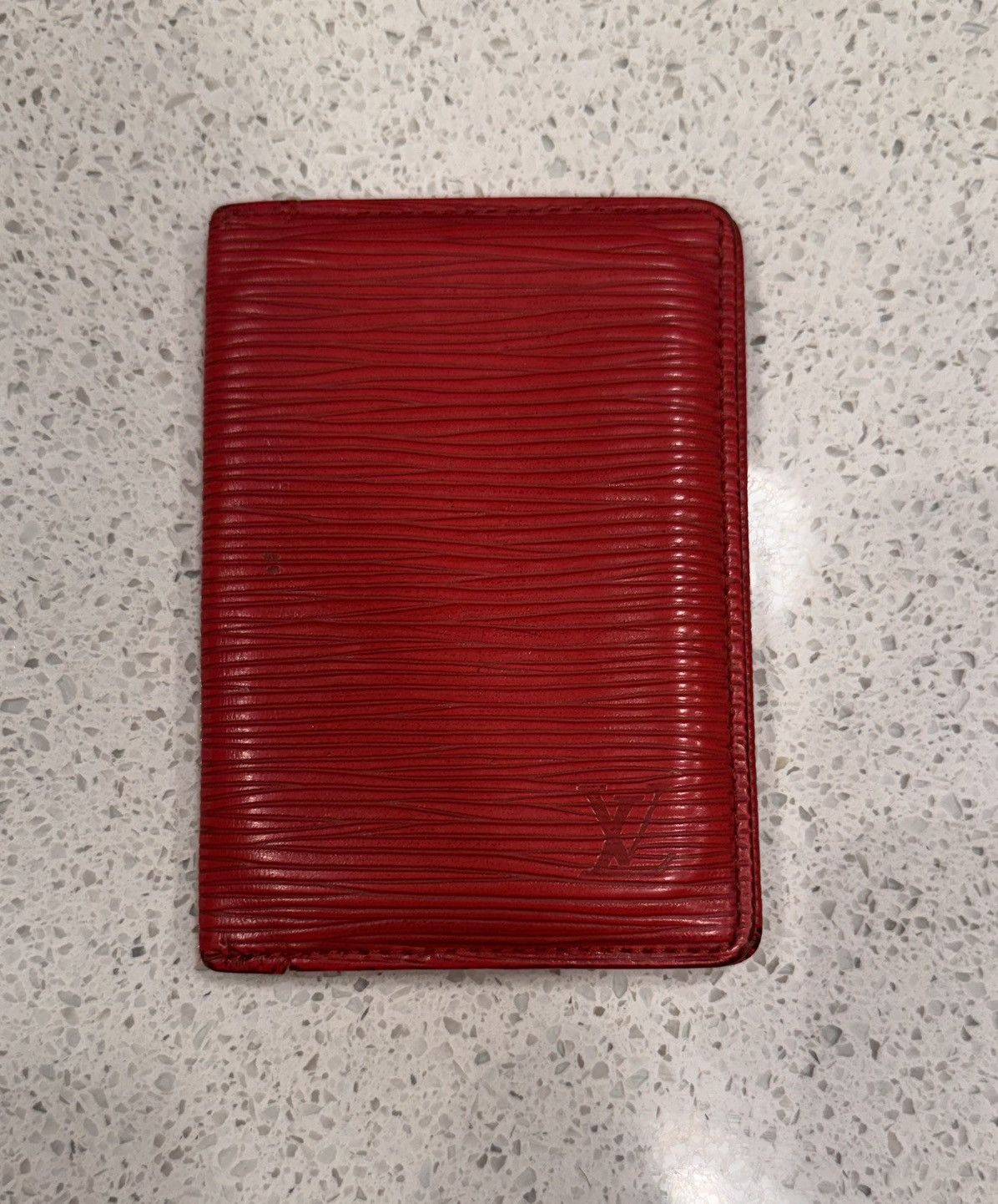 Louis Vuitton Louis Vuitton Red Epi Leather Pocket Organizer Size ONE SIZE - 3 Thumbnail