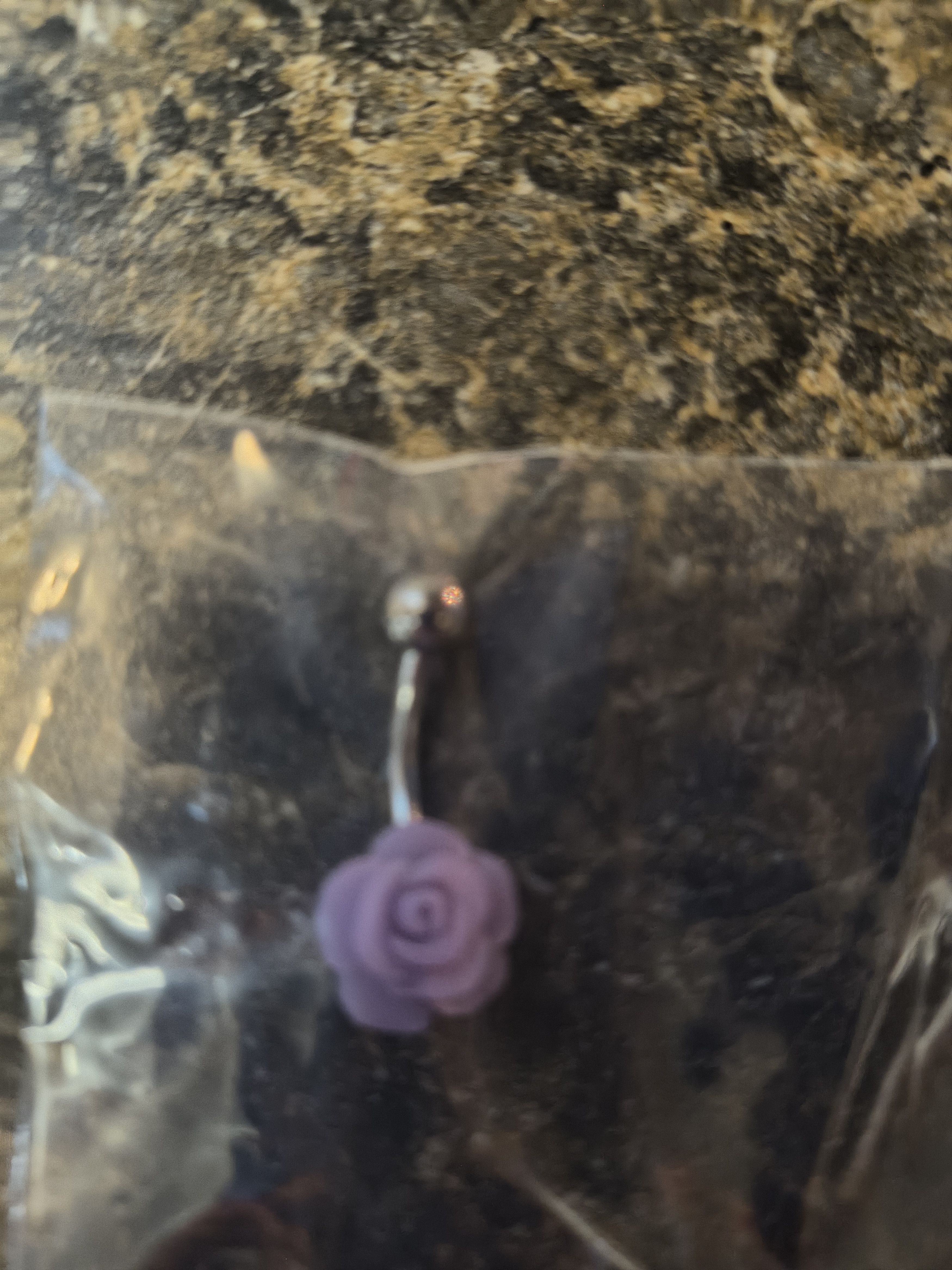 Other Purple flower belly ring Standard size Brand new Size ONE SIZE - 2 Thumbnail