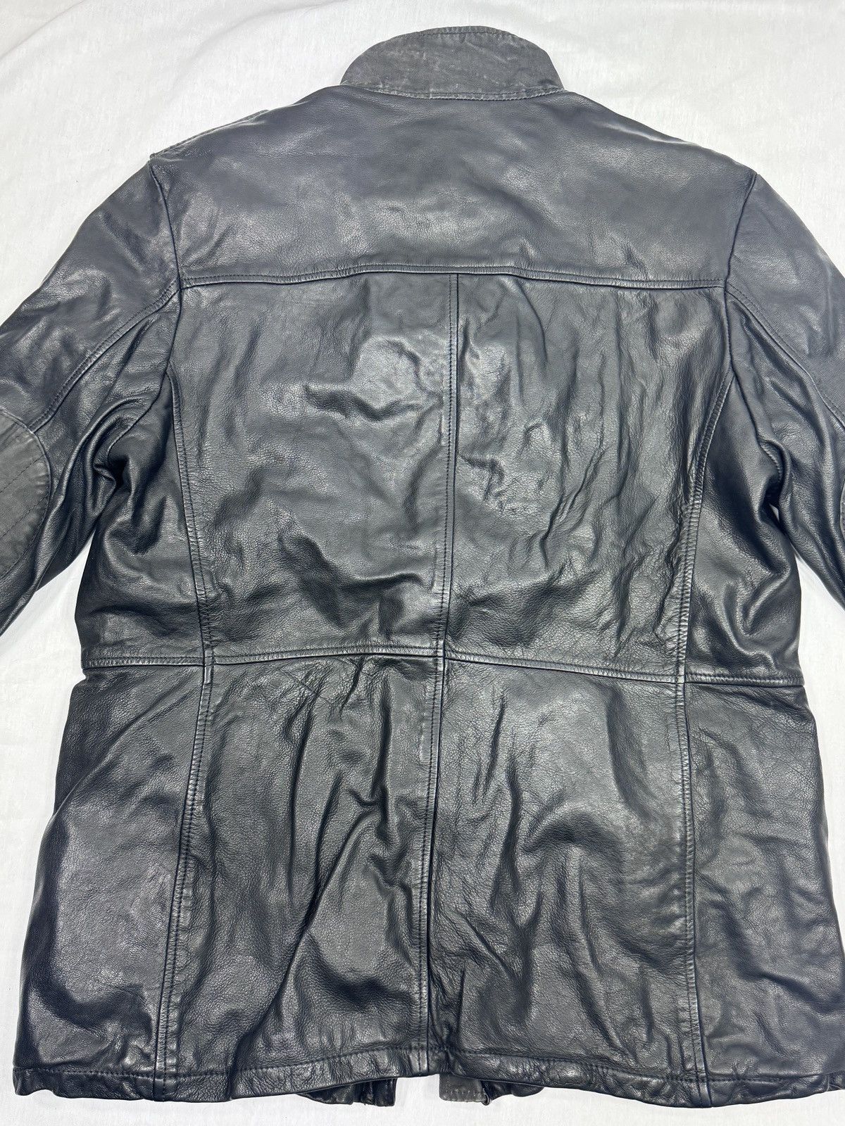 Vintage Compagnia Delle Pelli Military Motorcycle Leather Jacket Size US XXL / EU 58 / 5 - 13 Thumbnail