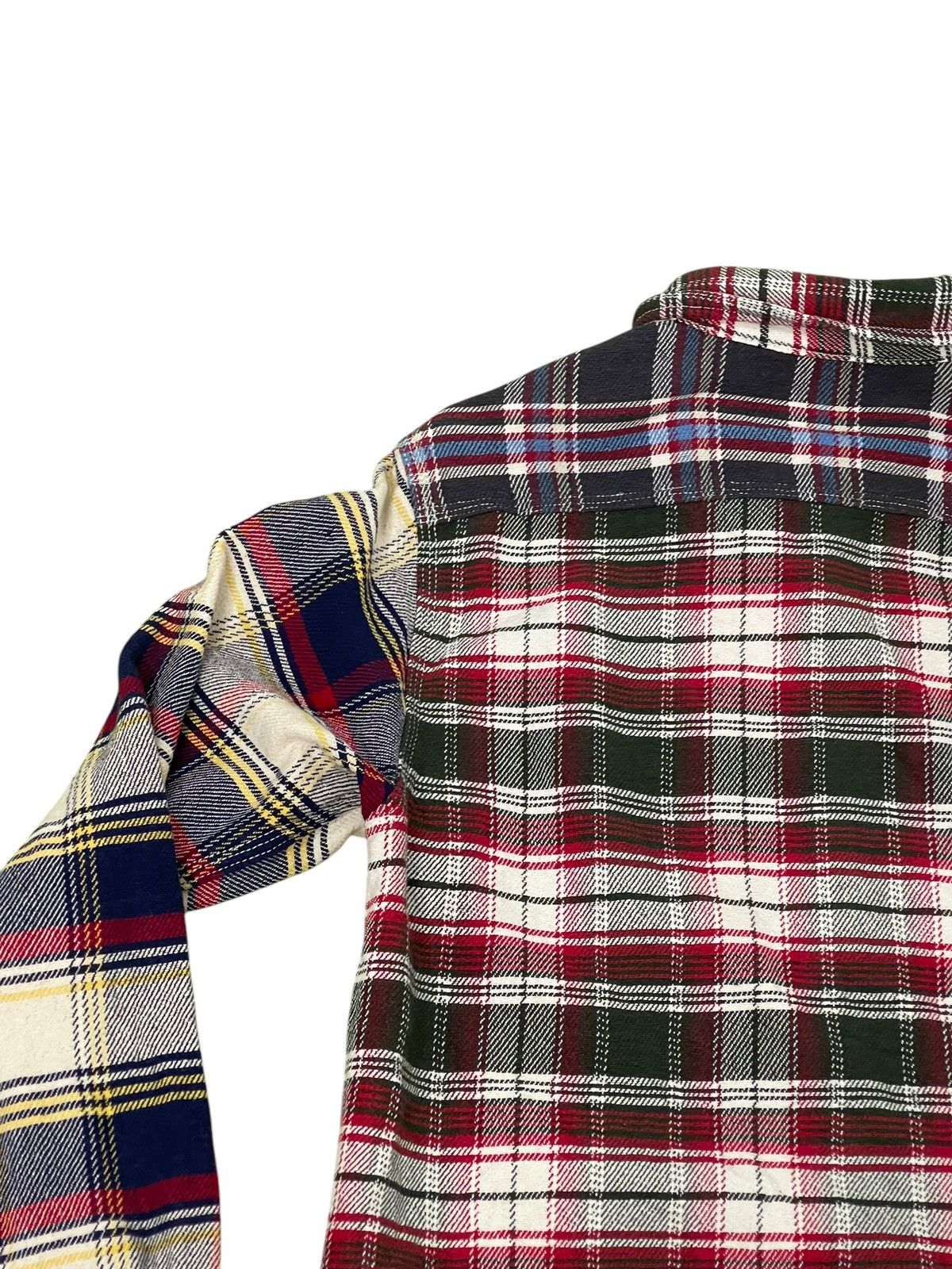 Japanese Brand Multi Plaid Houston Union Made Flannel Shirt Workwear 6🟩7 Size US M / EU 48-50 / 2 - 17 Thumbnail