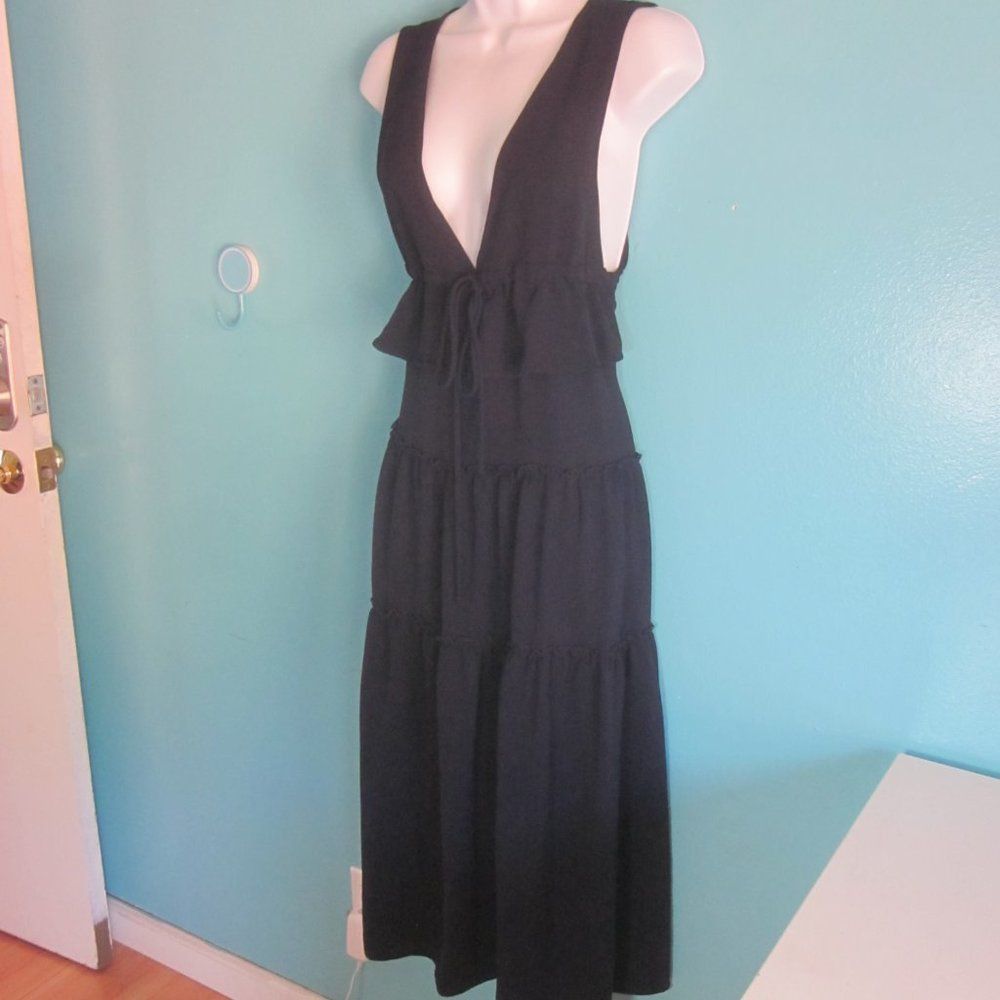 Sage Sage The Label Demeter Tiered Midi A-Line Dress XS Size XS / US 0-2 / IT 36-38 - 6 Thumbnail
