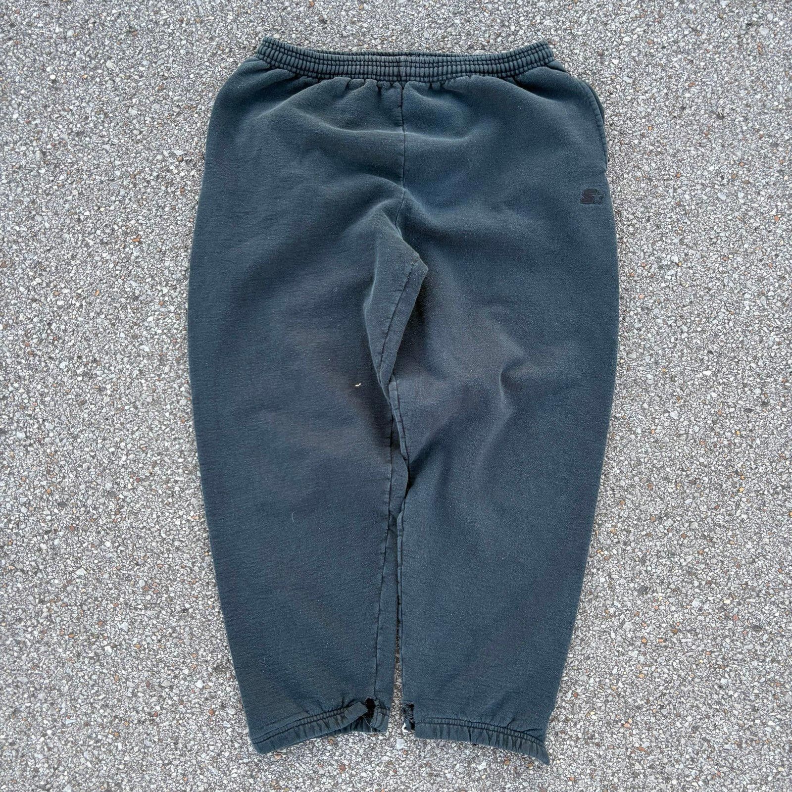 Starter Y2K baggy black Sweatpants Size US 34 / EU 50 - 8 Thumbnail