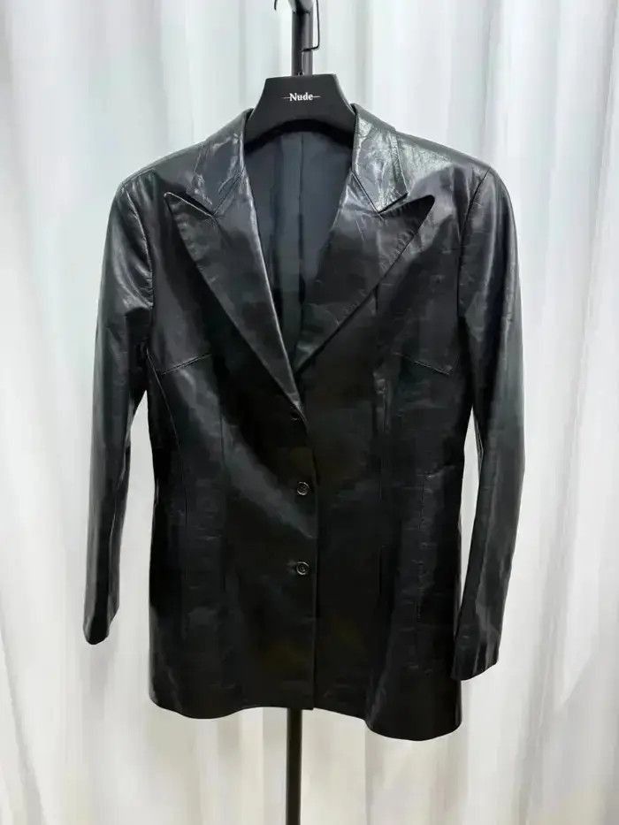 ジャケット・アウター yohji yamamoto 23rd Century Sweetheart Yohji Yamamoto 23rd Century Sweetheart Mermaid Leather