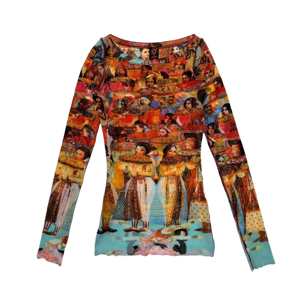 Jean Paul Gaultier JEAN PAUL GAULTIER F/W 1997 FIGHT RACISM MESH