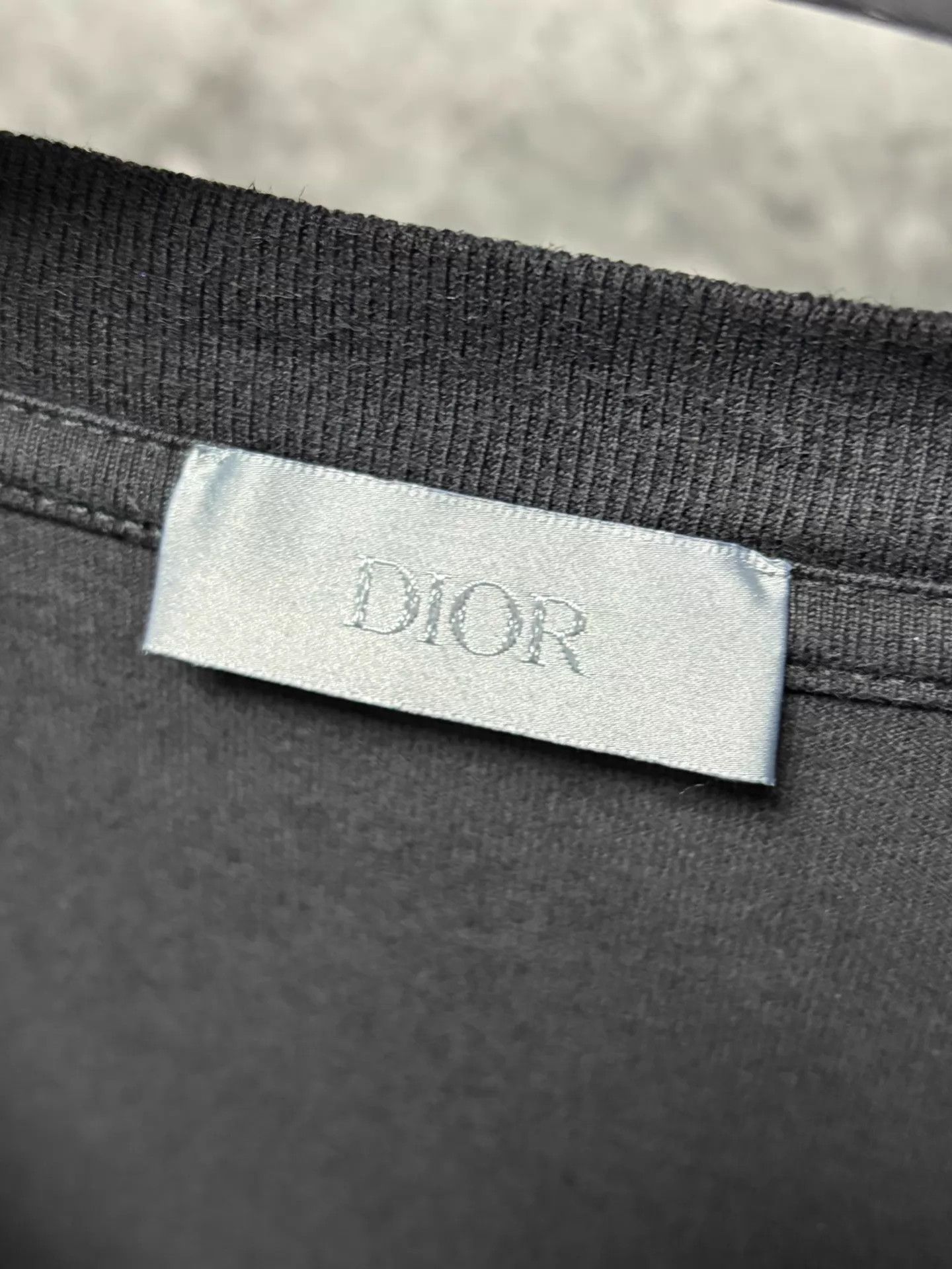 Dior Dior Black Embroidered Logo Short Sleeve T-Shirt S Size S / US 4 / IT 40 - 3 Thumbnail
