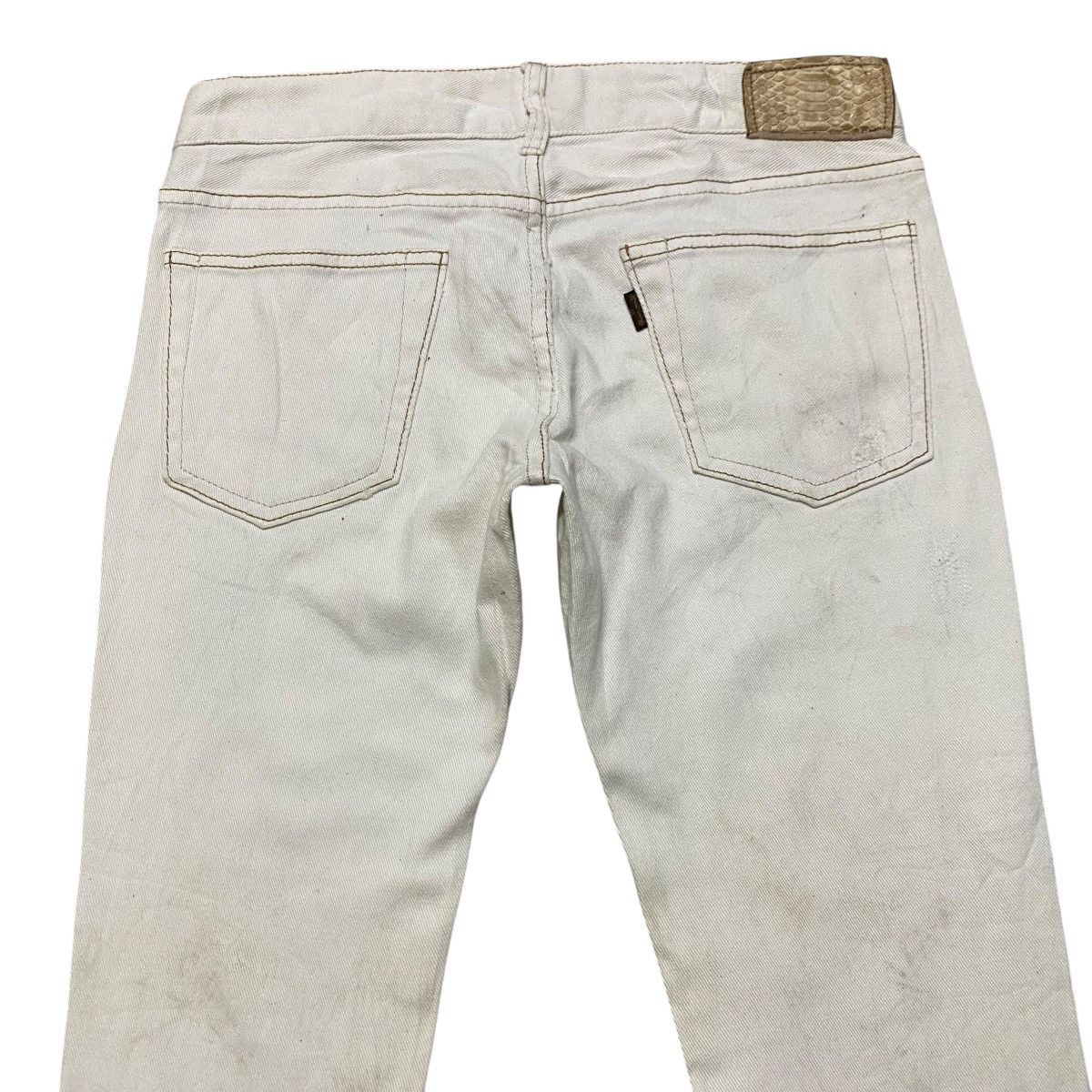 GOA G.O.A White Vintage Distressed Denim Size US 28 / EU 44 - 10 Thumbnail