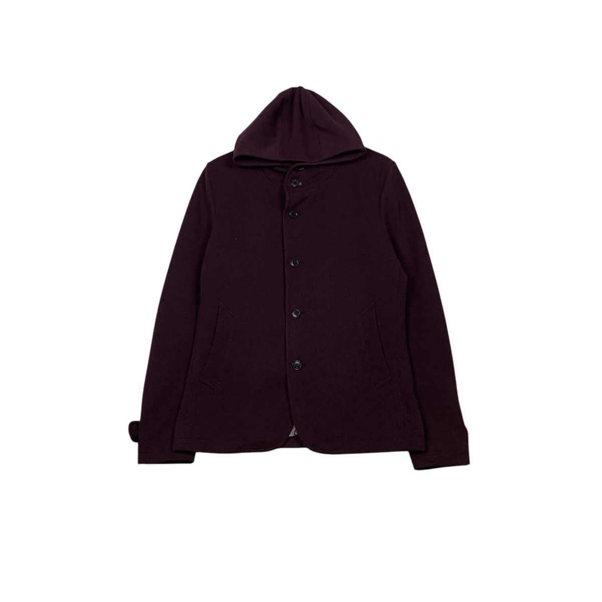 Boycott BOYCOTT Maroon Hooded Casual Jacket #2274-C101 Size US S / EU 44-46 / 1 - 1 Thumbnail