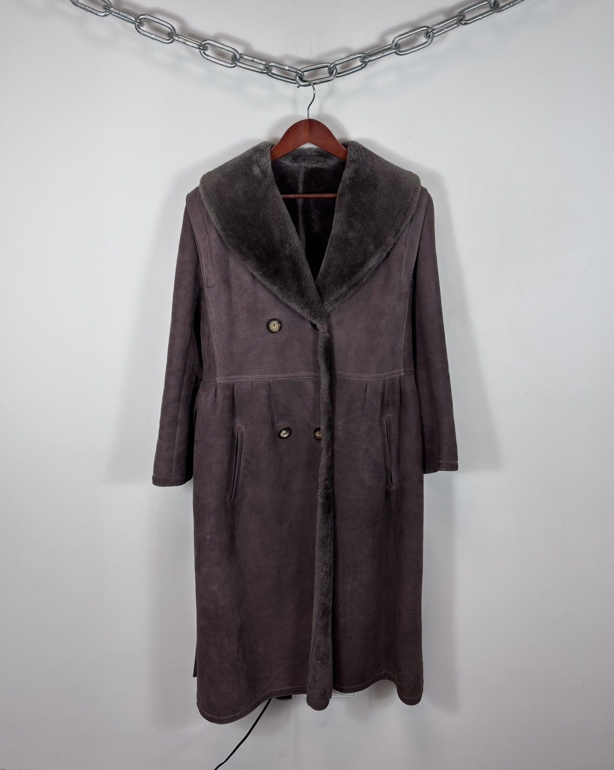 Sawyer of Napa Vintage Sawyer Of Napa Women’s Shearling Sheepskin Coat Size XL / US 12-14 / IT 48-50 - 1 Thumbnail
