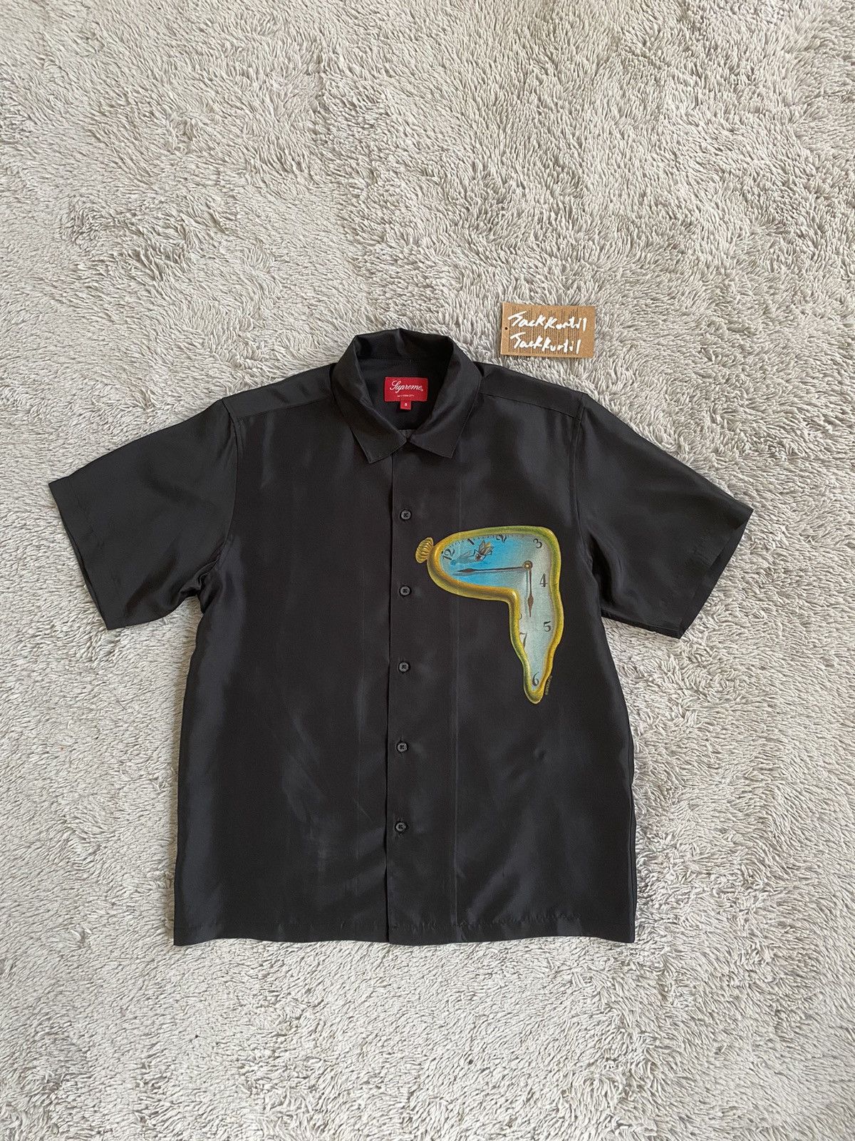 Supreme Supreme The Persistence of Memory Silk S/S Shirt | Grailed