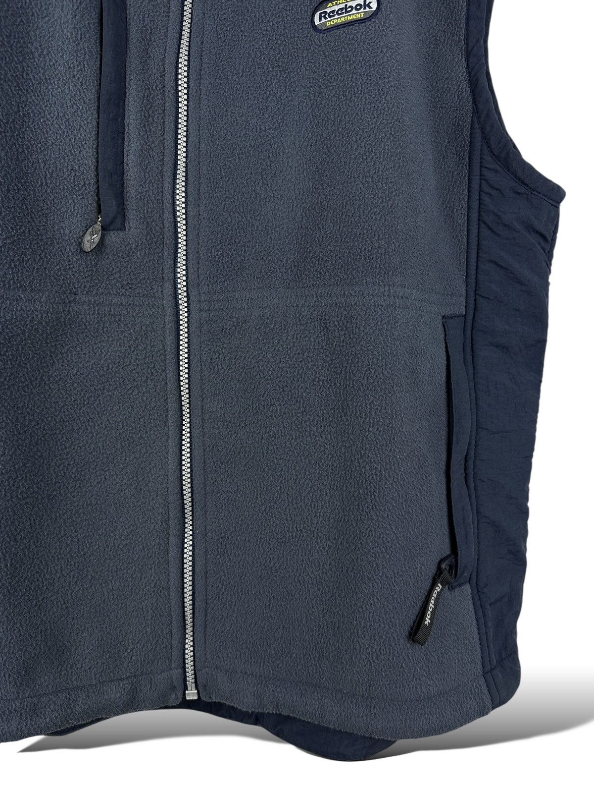 Reebok Vintage Y2K Reebok Athletic Department Fleece/Nylon Vest Size US L / EU 52-54 / 3 - 7 Thumbnail