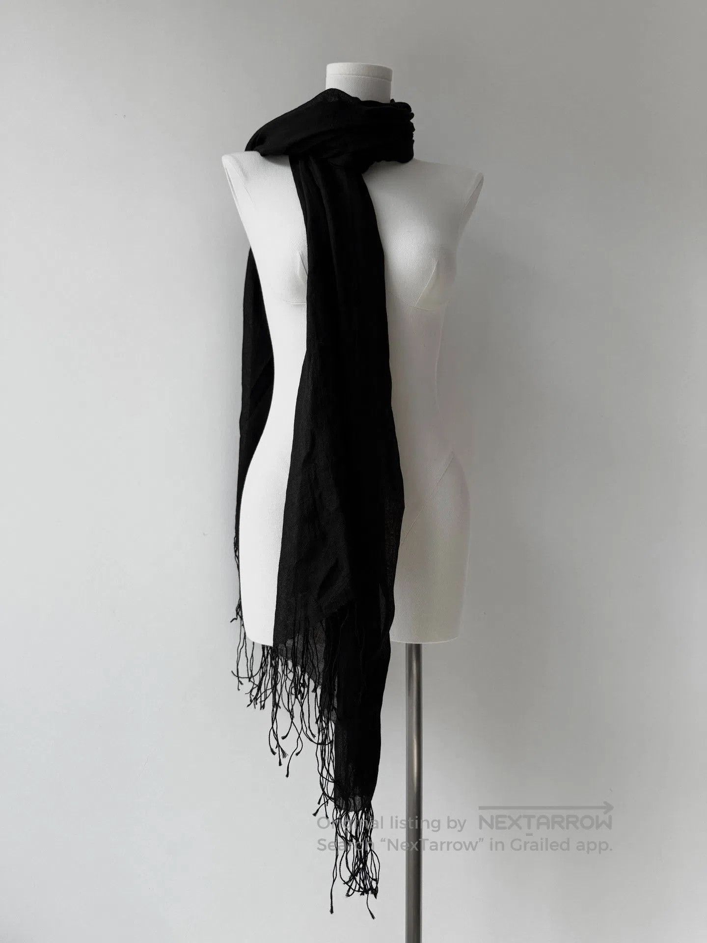 Yohji Yamamoto Yohji Yamamoto Y's 08SS Sheer Scarf. Size ONE SIZE - 3 Thumbnail
